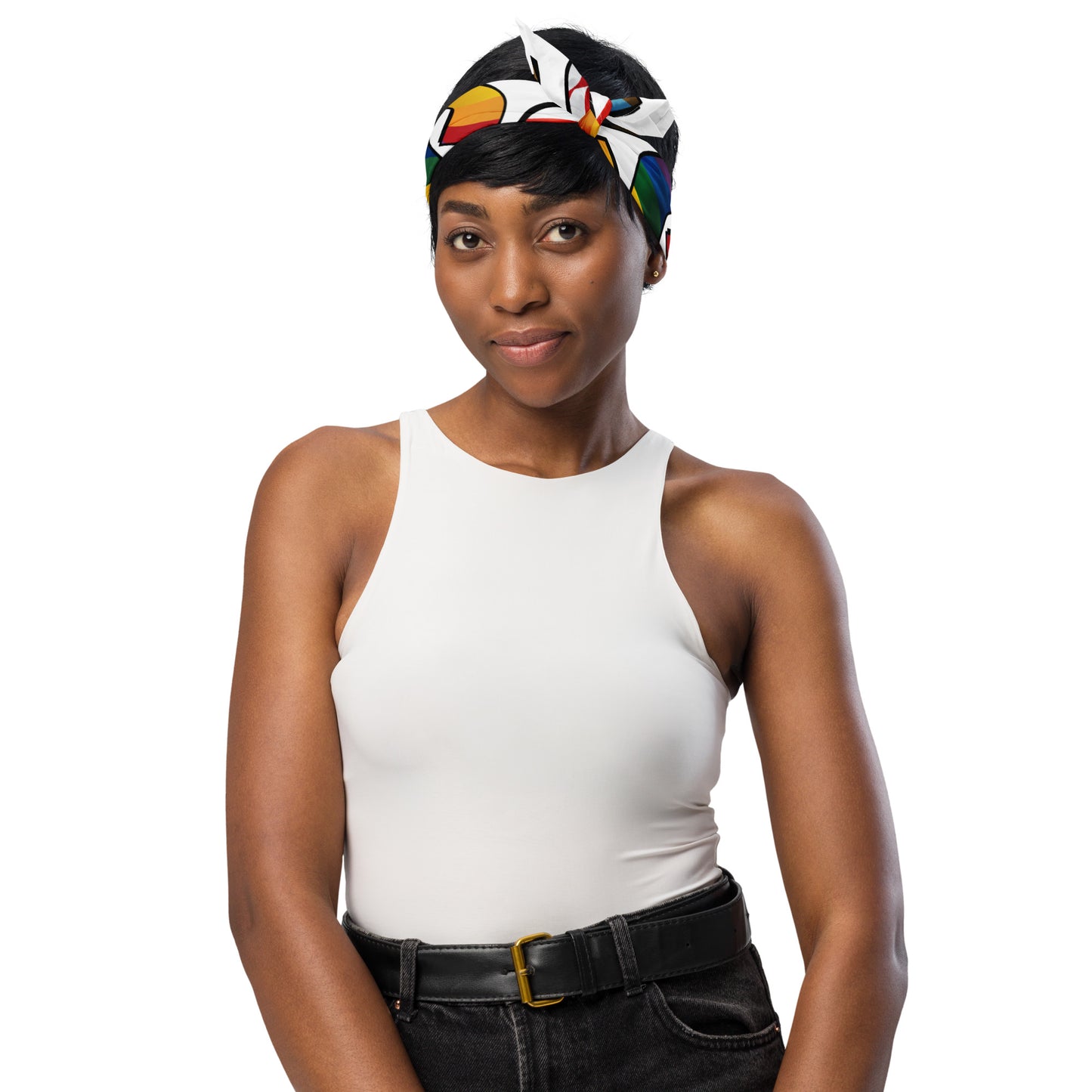 USA Pride - Bandana - Supporting Equal Rights for All Americans Bandana Woke American Apparel M