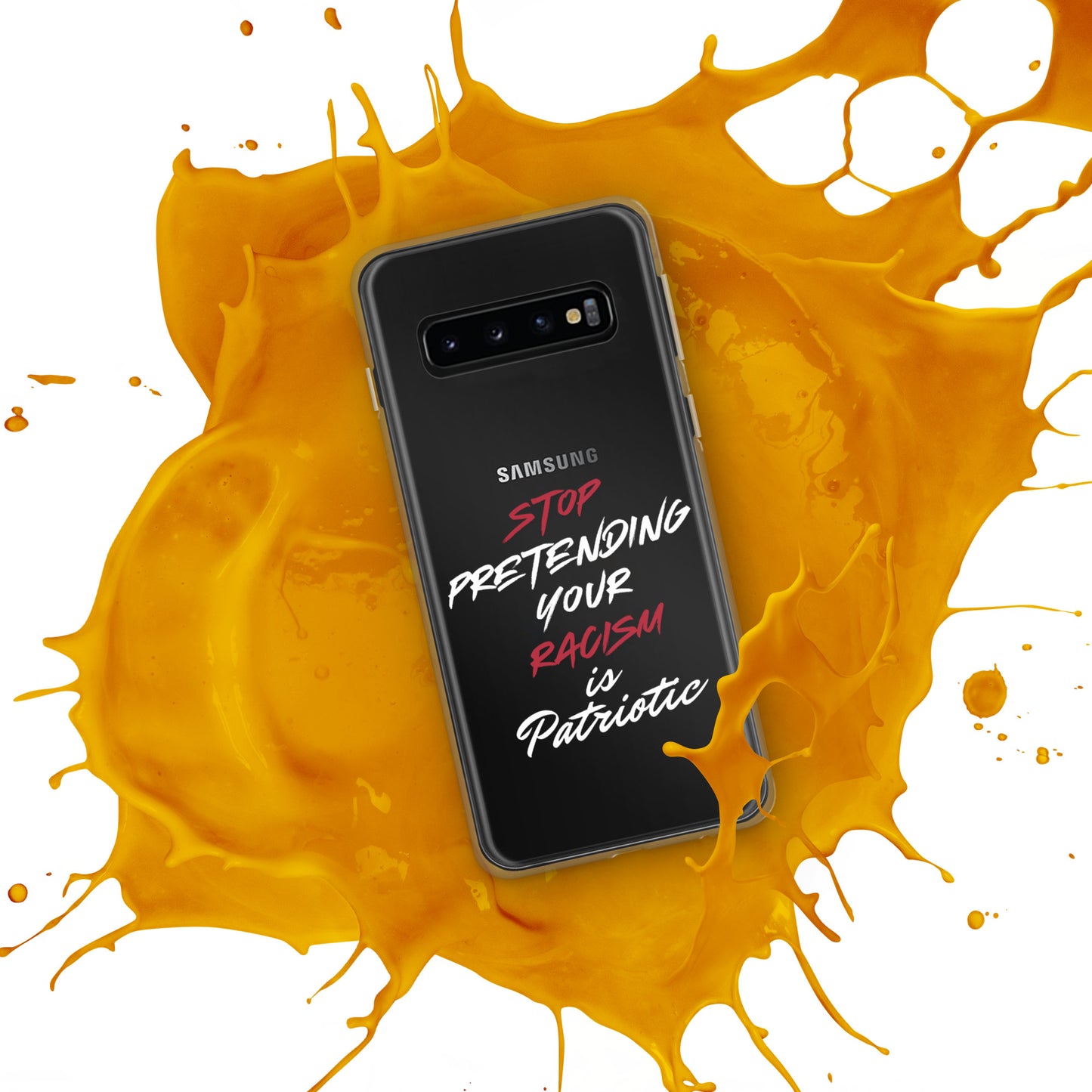 Stop Pretending Your Racism is Patriotic - Case for Samsung® Phones Mobile Phone Cases Woke American Apparel