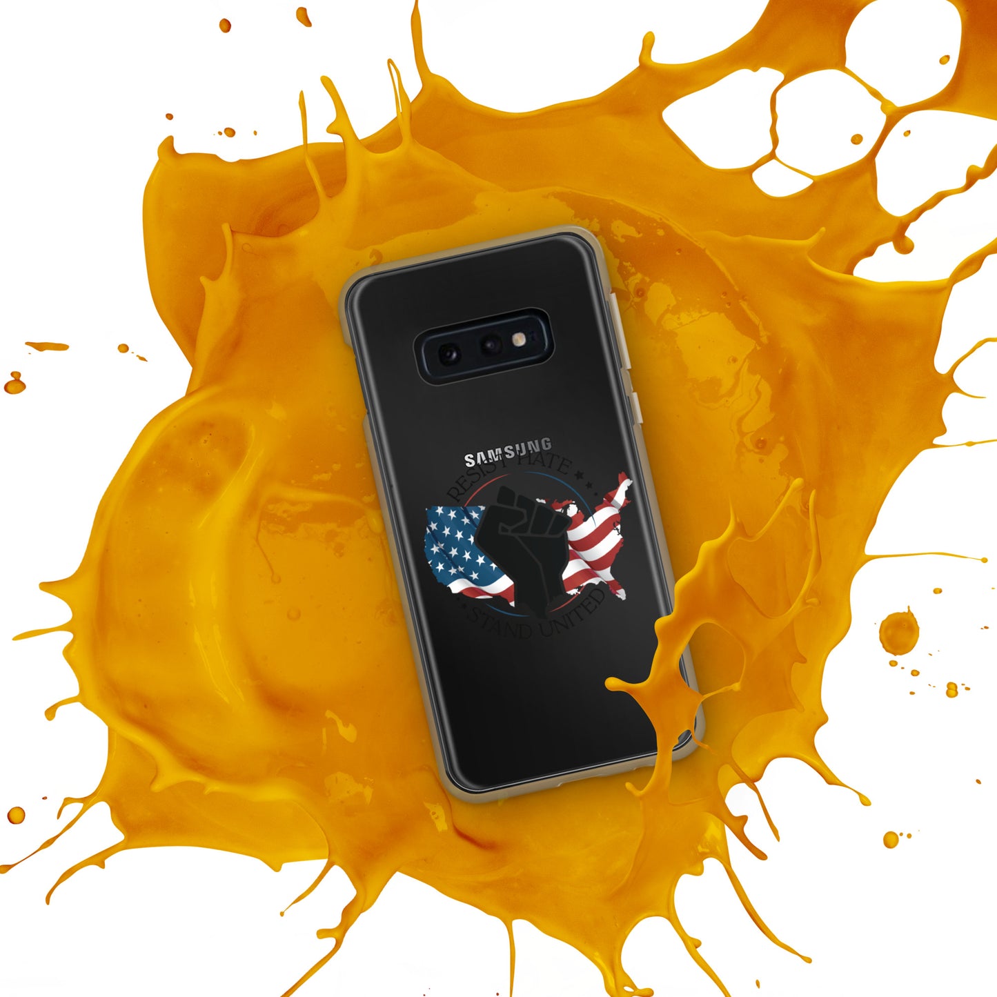 Resist Hate, Stand United - Case for Samsung® Phones Mobile Phone Cases Woke American Apparel