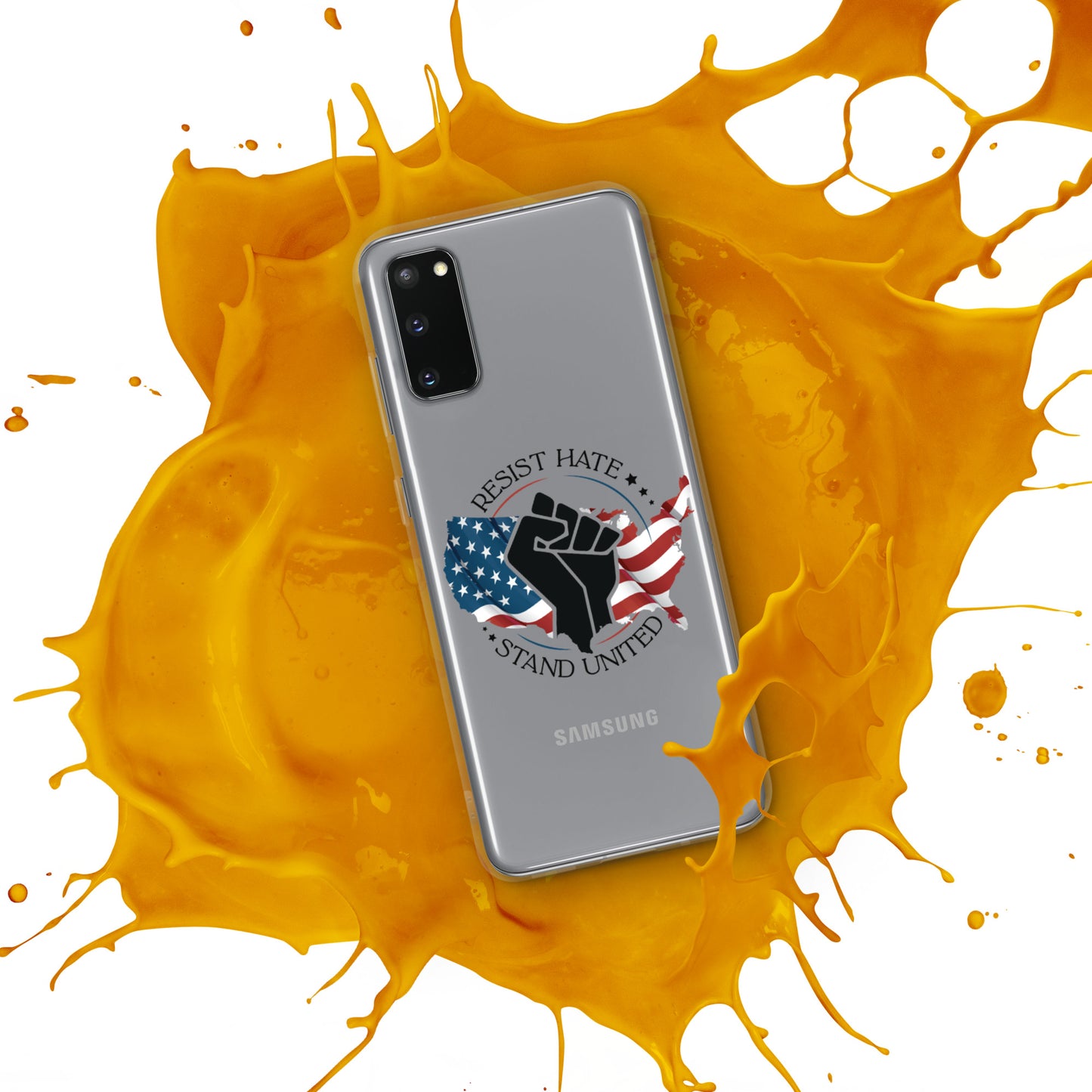 Resist Hate, Stand United - Case for Samsung® Phones Mobile Phone Cases Woke American Apparel