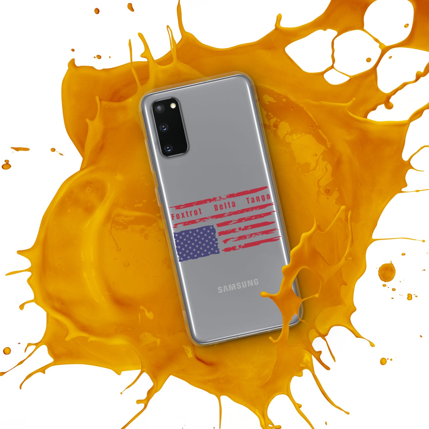 Foxtrot Delta Tango (Flag) - Case for Samsung® Phones Mobile Phone Cases Woke American Apparel