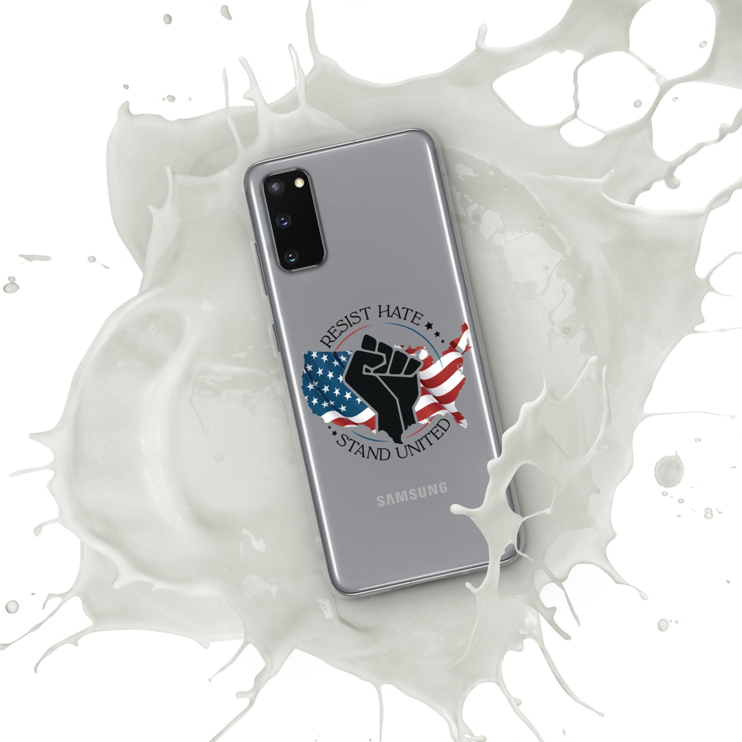Resist Hate, Stand United - Case for Samsung® Phones Mobile Phone Cases Woke American Apparel Samsung Galaxy S20