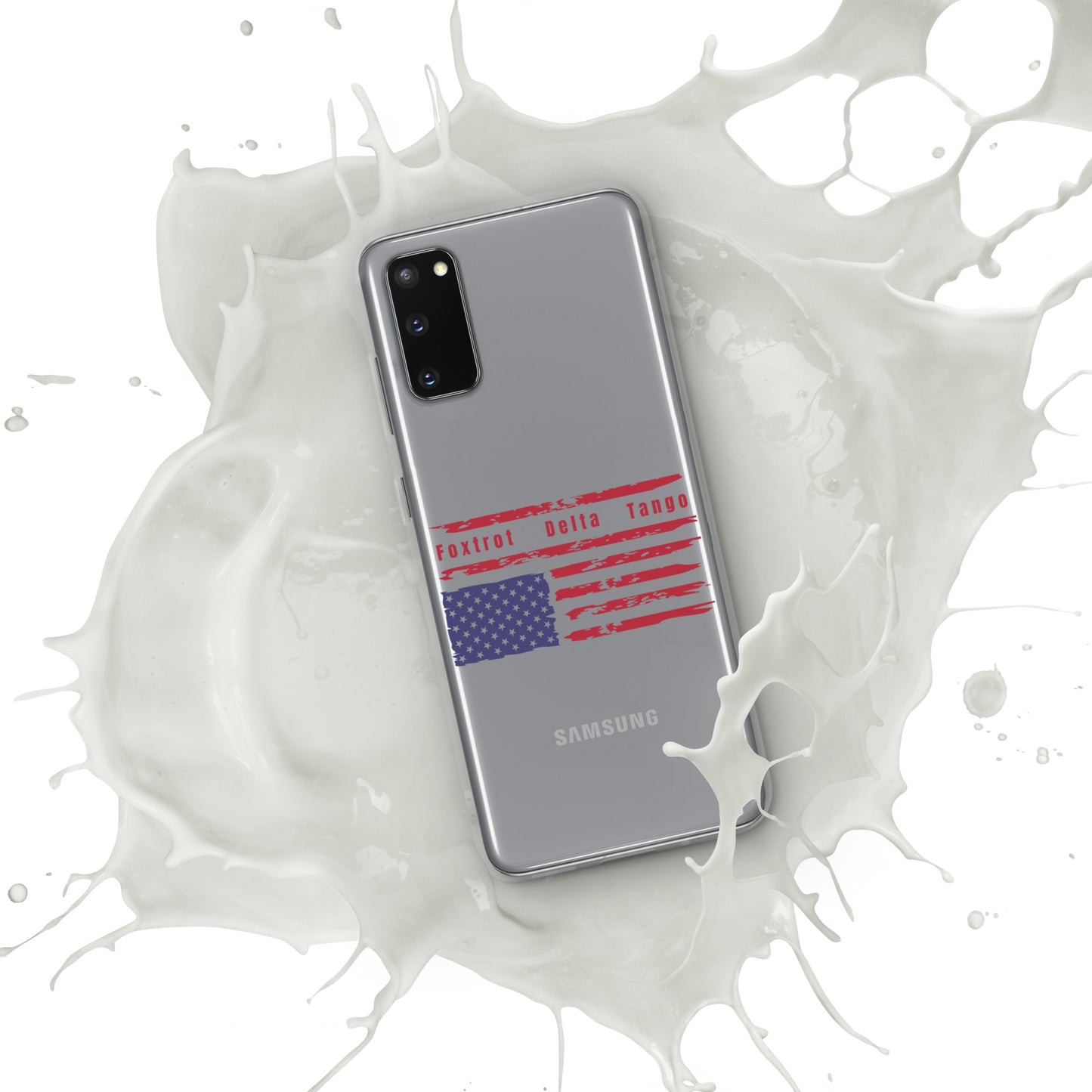 Foxtrot Delta Tango (Flag) - Case for Samsung® Phones Mobile Phone Cases Woke American Apparel Samsung Galaxy S20