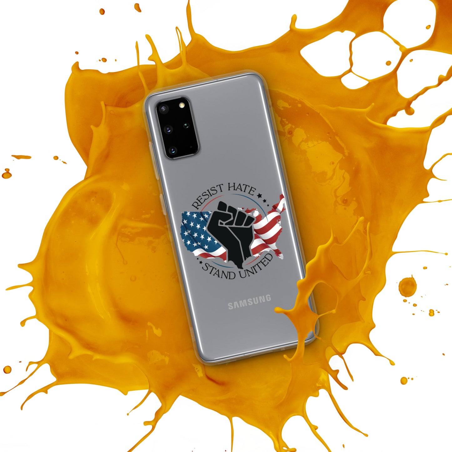 Resist Hate, Stand United - Case for Samsung® Phones Mobile Phone Cases Woke American Apparel