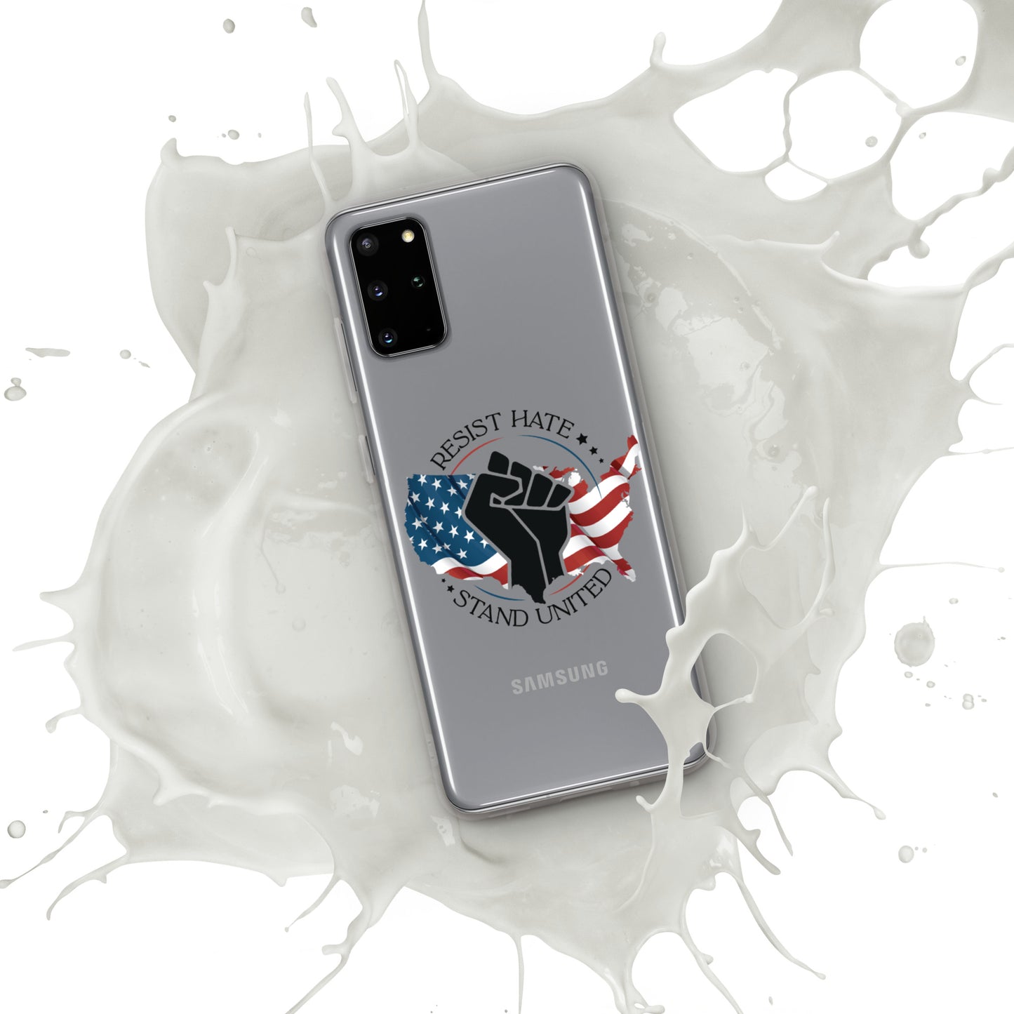 Resist Hate, Stand United - Case for Samsung® Phones Mobile Phone Cases Woke American Apparel Samsung Galaxy S20 Plus