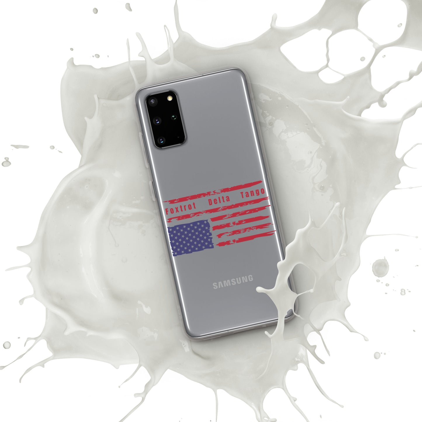Foxtrot Delta Tango (Flag) - Case for Samsung® Phones Mobile Phone Cases Woke American Apparel Samsung Galaxy S20 Plus