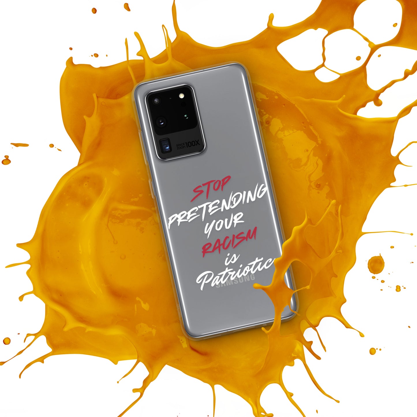 Stop Pretending Your Racism is Patriotic - Case for Samsung® Phones Mobile Phone Cases Woke American Apparel