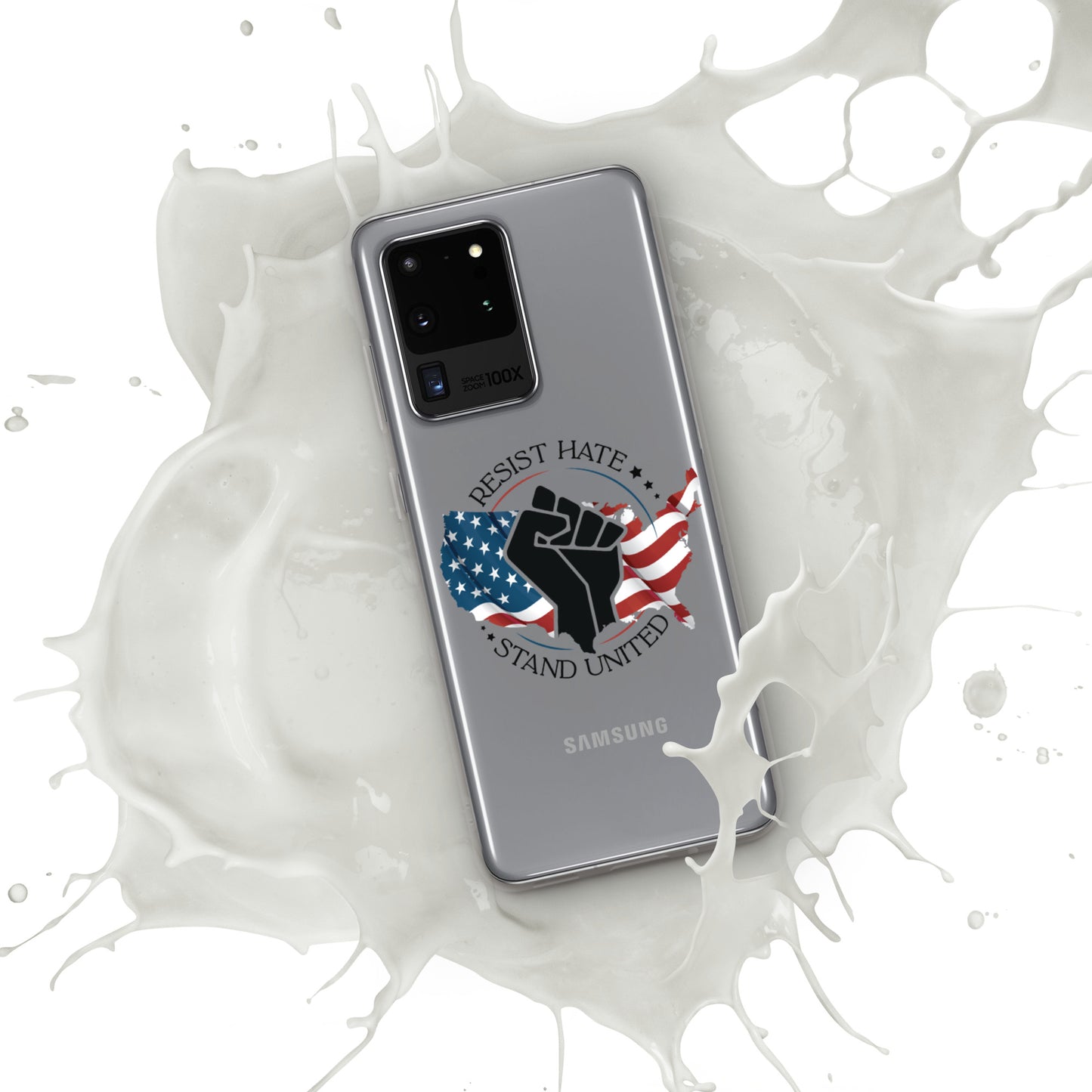 Resist Hate, Stand United - Case for Samsung® Phones Mobile Phone Cases Woke American Apparel Samsung Galaxy S20 Ultra