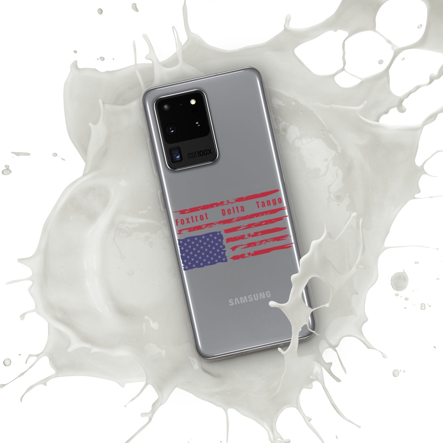 Foxtrot Delta Tango (Flag) - Case for Samsung® Phones Mobile Phone Cases Woke American Apparel Samsung Galaxy S20 Ultra