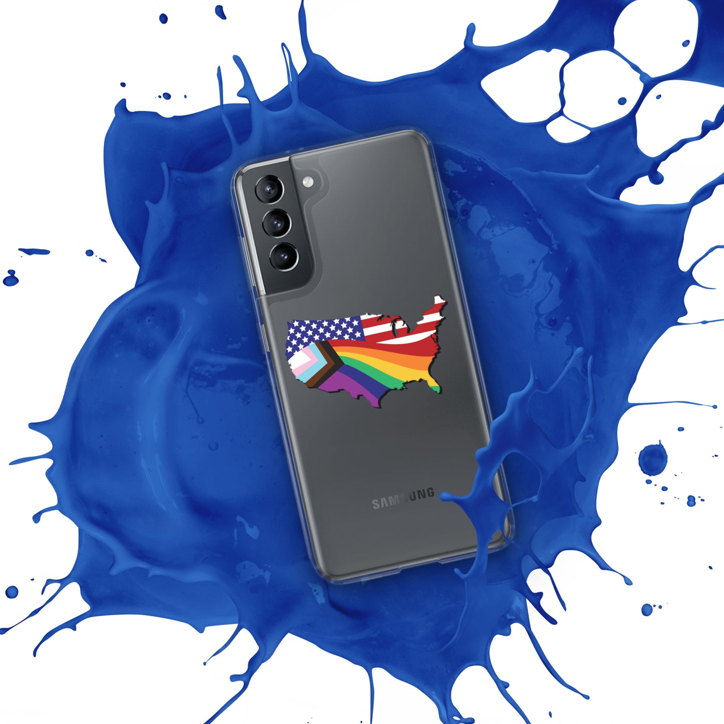 US Map Old Glory Pride - Samsung® Phone Case - Supporting Equal Rights for All Americans Mobile Phone Cases Woke American Apparel