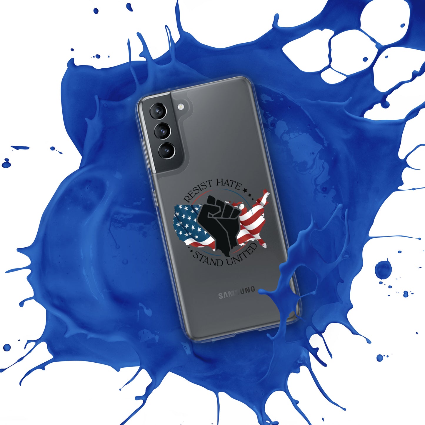 Resist Hate, Stand United - Case for Samsung® Phones Mobile Phone Cases Woke American Apparel