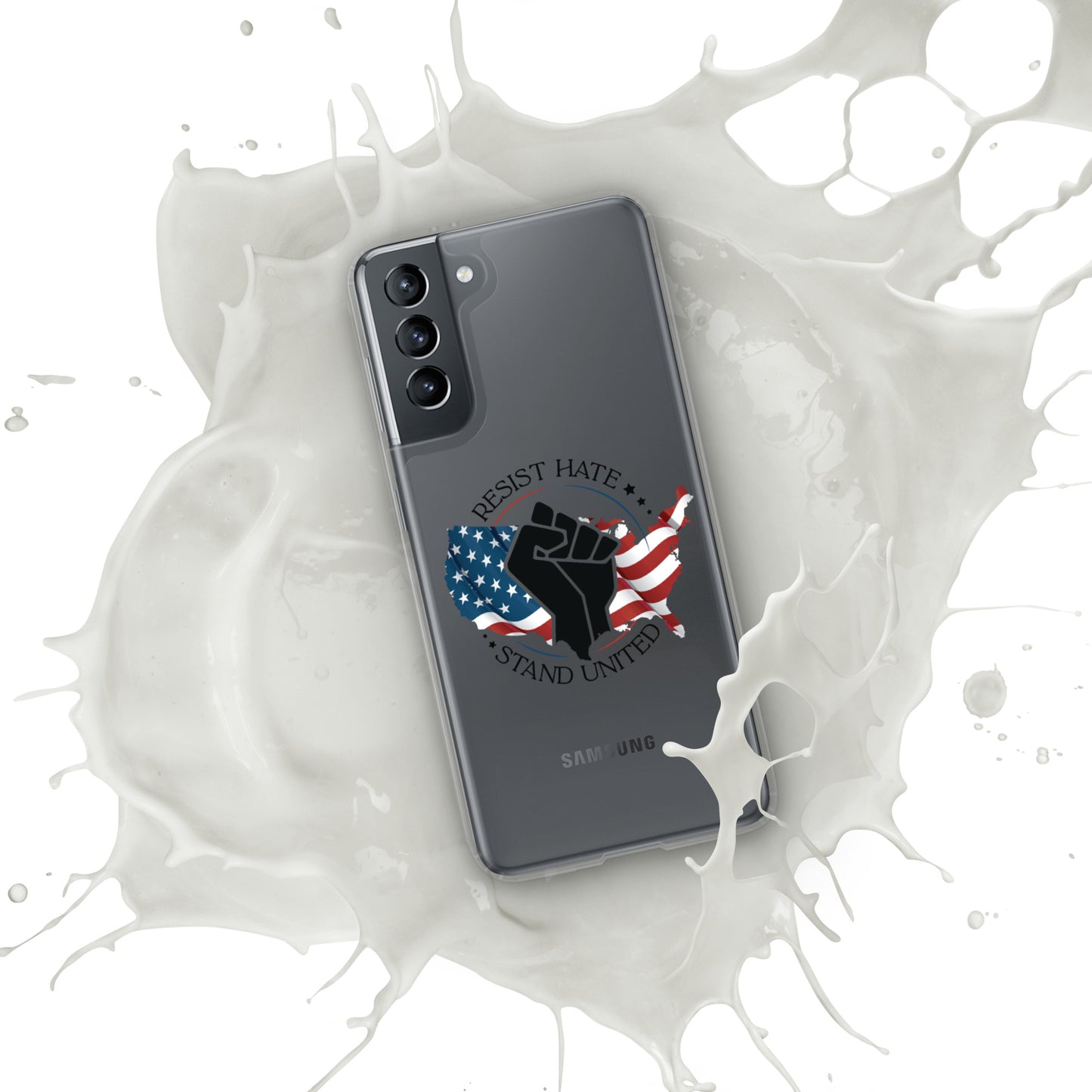 Resist Hate, Stand United - Case for Samsung® Phones Mobile Phone Cases Woke American Apparel Samsung Galaxy S21