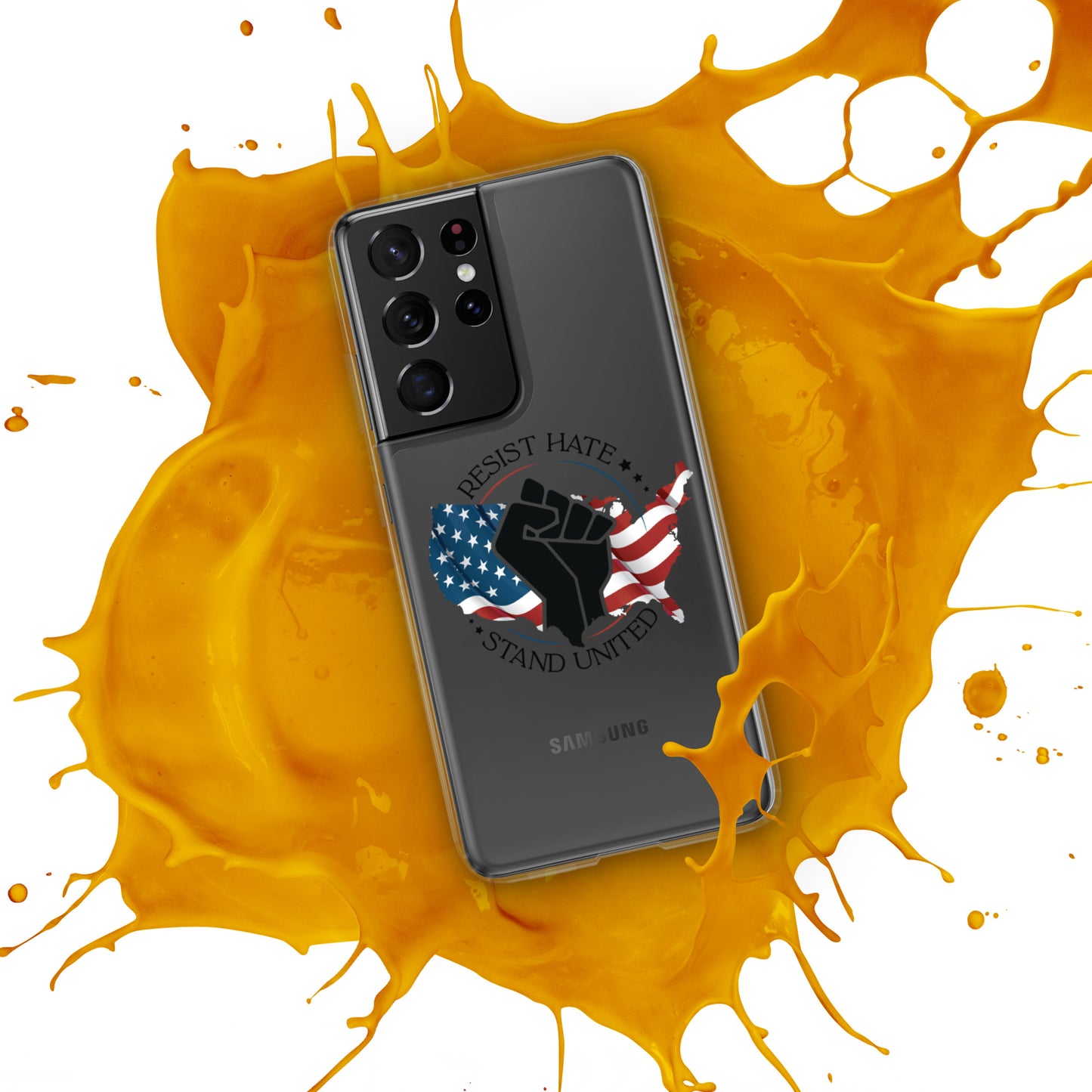 Resist Hate, Stand United - Case for Samsung® Phones Mobile Phone Cases Woke American Apparel