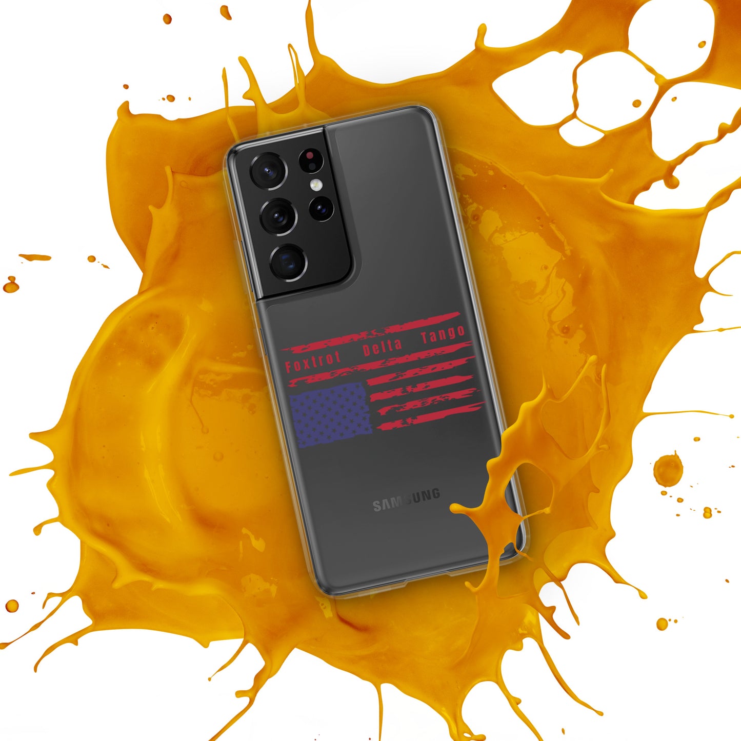 Foxtrot Delta Tango (Flag) - Case for Samsung® Phones Mobile Phone Cases Woke American Apparel