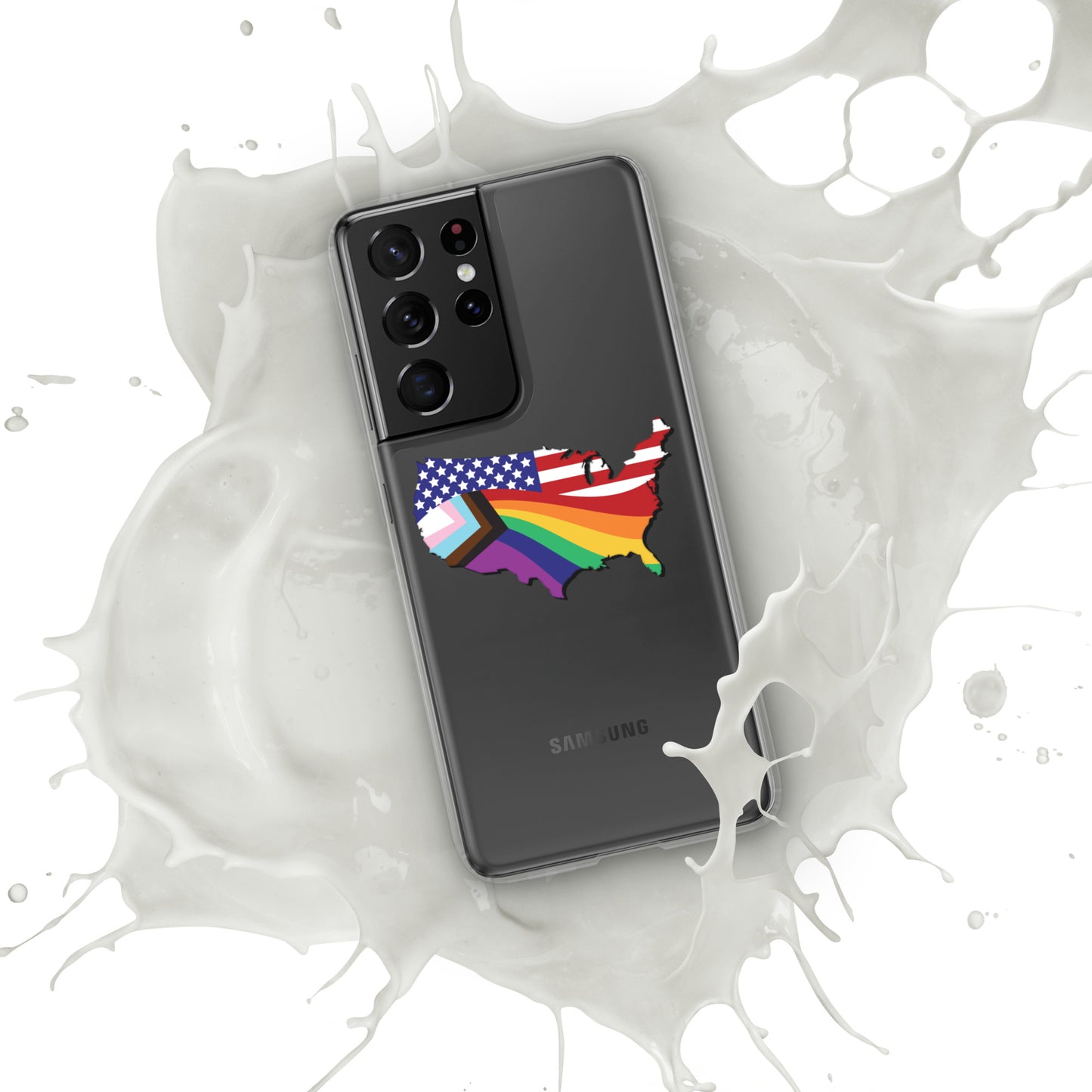 US Map Old Glory Pride - Case for Samsung® Phones Mobile Phone Cases Woke American Apparel Samsung Galaxy S21 Ultra