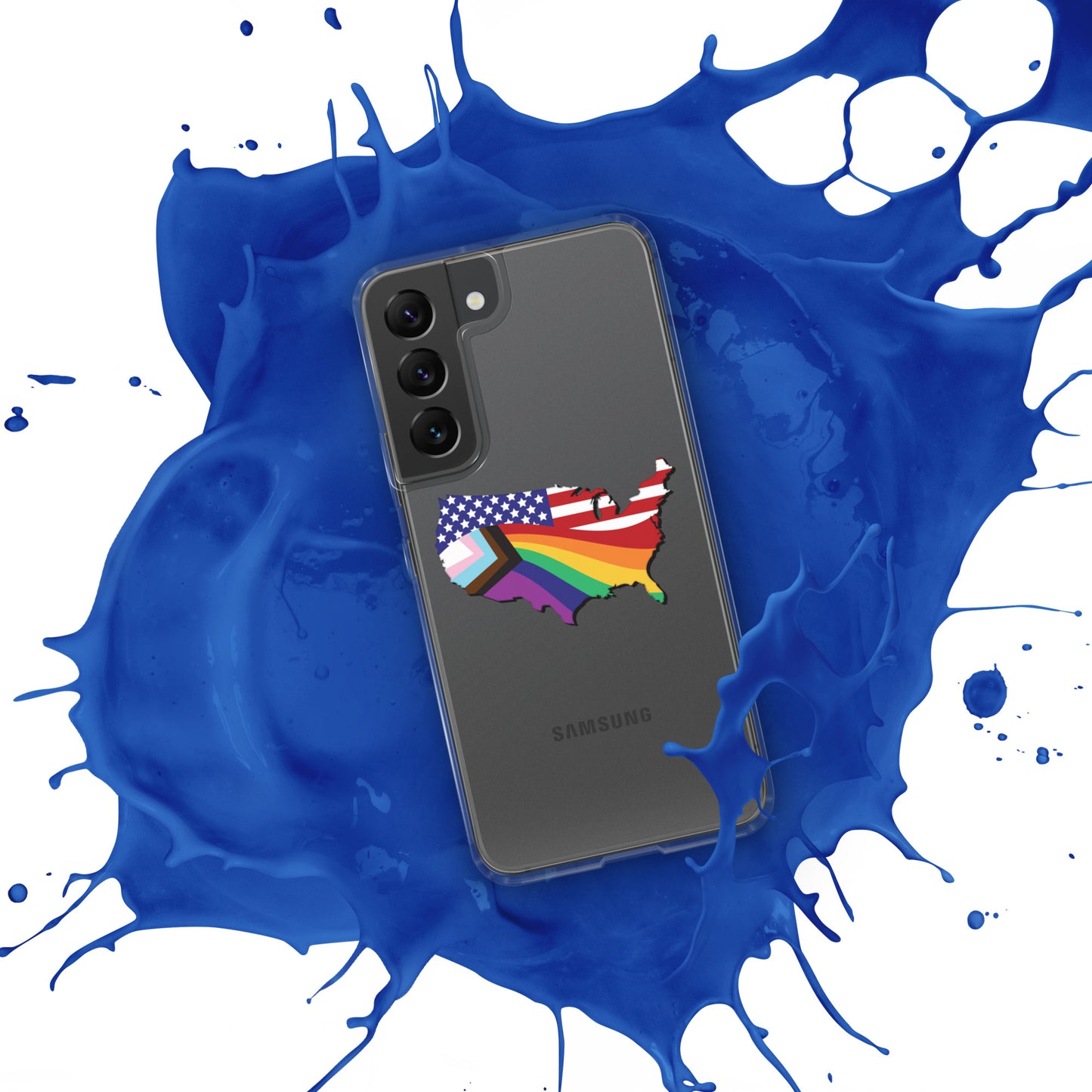 US Map Old Glory Pride - Samsung® Phone Case - Supporting Equal Rights for All Americans Mobile Phone Cases Woke American Apparel
