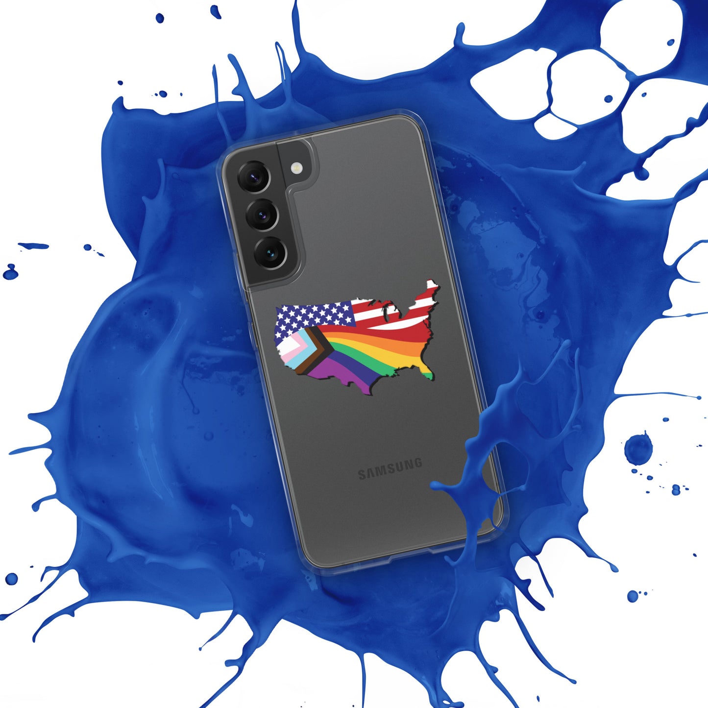 US Map Old Glory Pride - Samsung® Phone Case - Supporting Equal Rights for All Americans Mobile Phone Cases Woke American Apparel