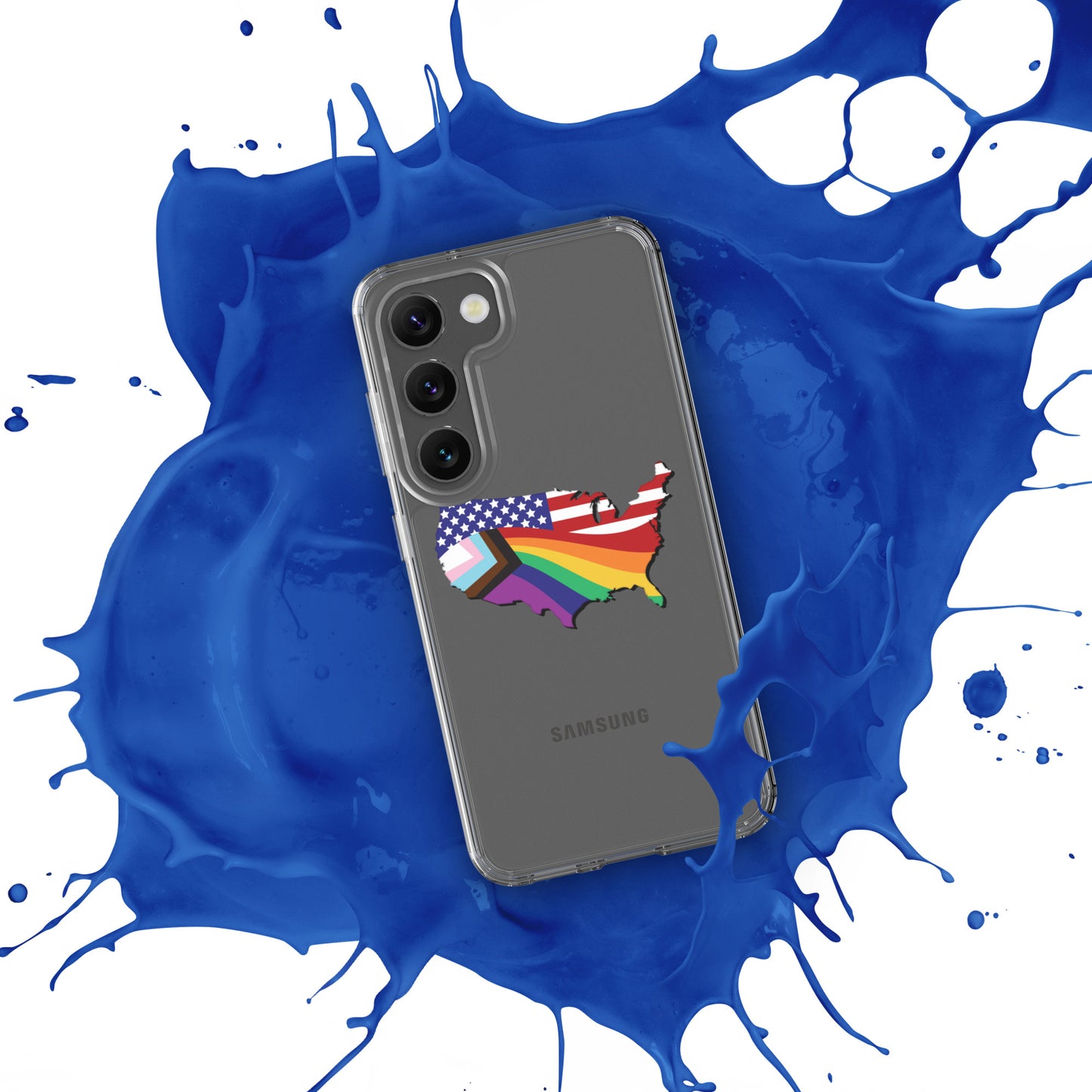 US Map Old Glory Pride - Samsung® Phone Case - Supporting Equal Rights for All Americans Mobile Phone Cases Woke American Apparel