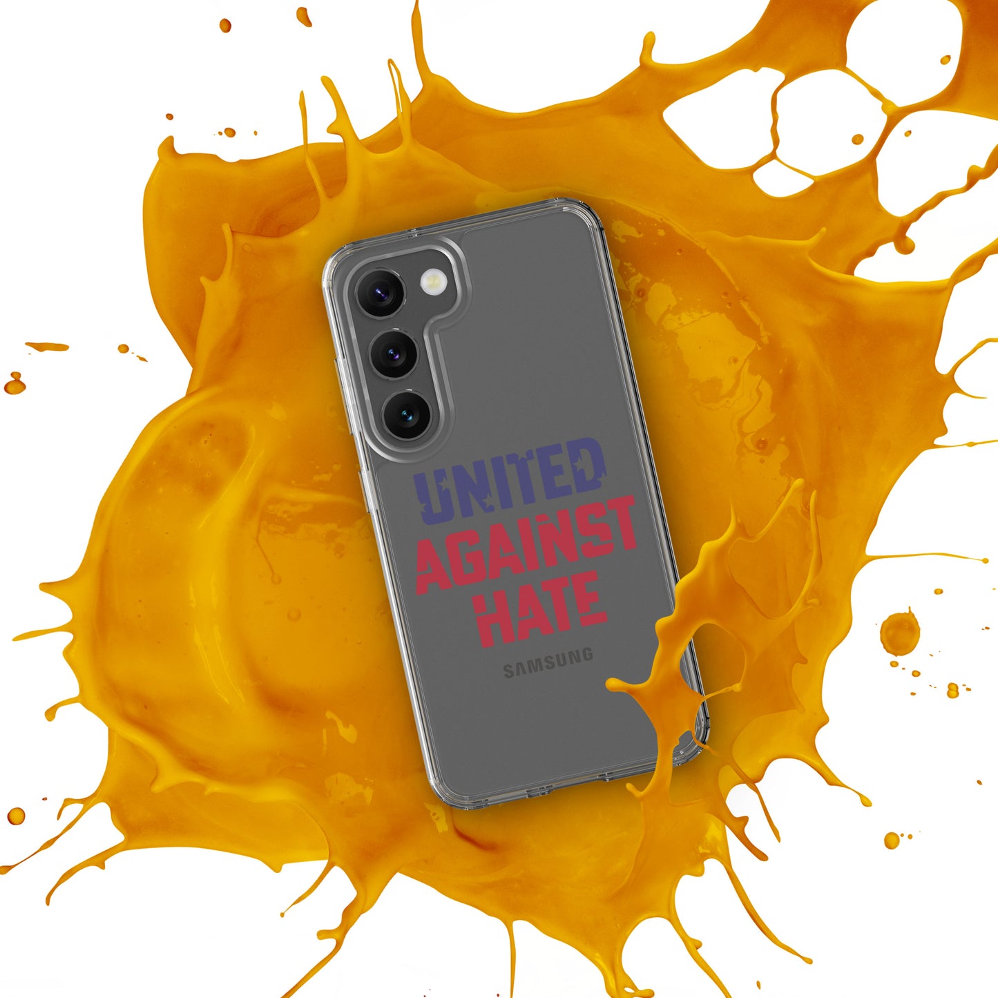 United Against Hate - Samsung® Case - Supporting Black Lives Matter and Equal Rights for All Americans Mobile Phone Cases Woke American Apparel