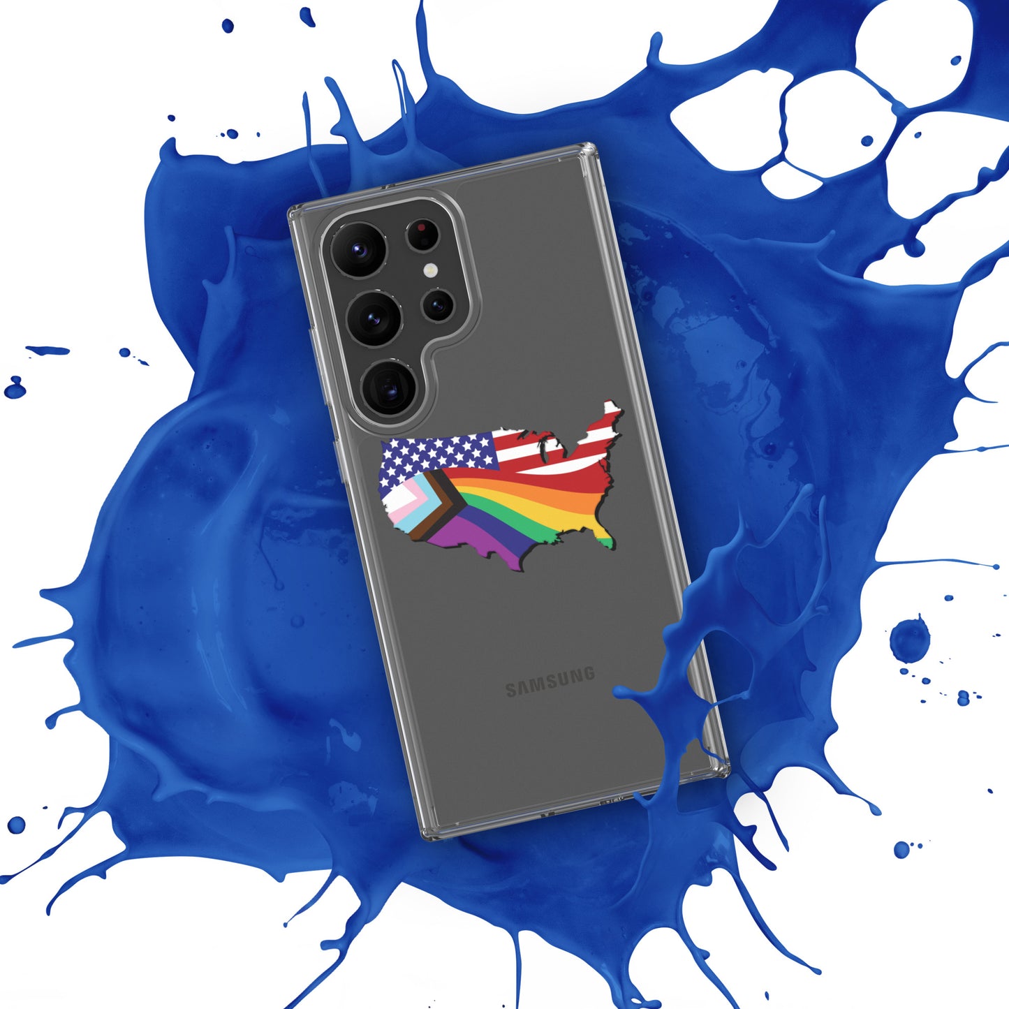 US Map Old Glory Pride - Samsung® Phone Case - Supporting Equal Rights for All Americans Mobile Phone Cases Woke American Apparel