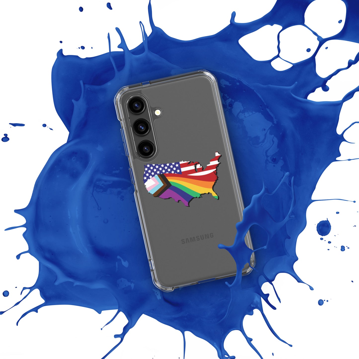 US Map Old Glory Pride - Samsung® Phone Case - Supporting Equal Rights for All Americans Mobile Phone Cases Woke American Apparel