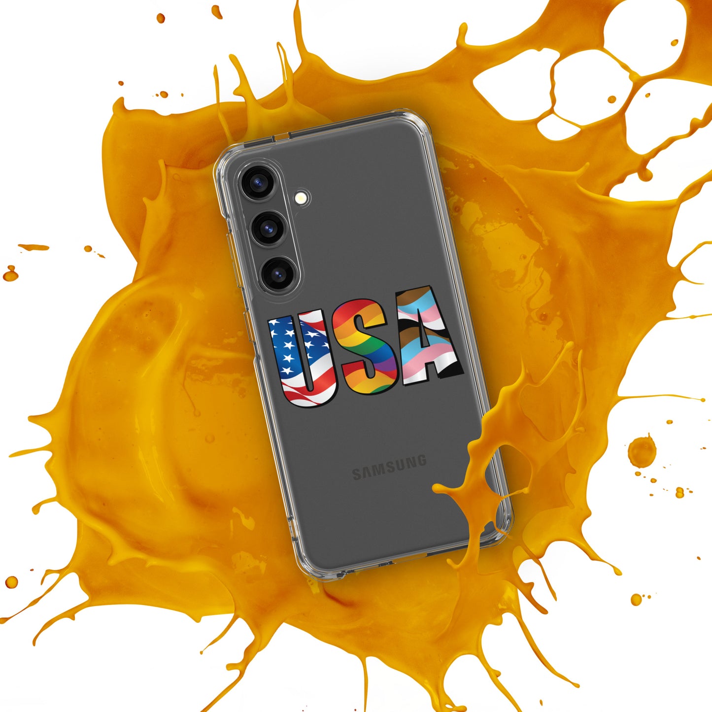 USA Pride - Samsung® Phone Case - Supporting Equal Rights for All Americans Mobile Phone Cases Woke American Apparel