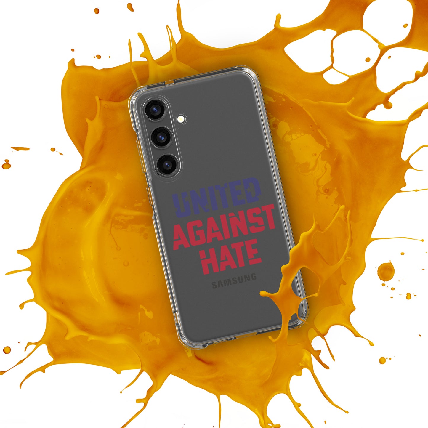 United Against Hate - Samsung® Case - Supporting Black Lives Matter and Equal Rights for All Americans Mobile Phone Cases Woke American Apparel