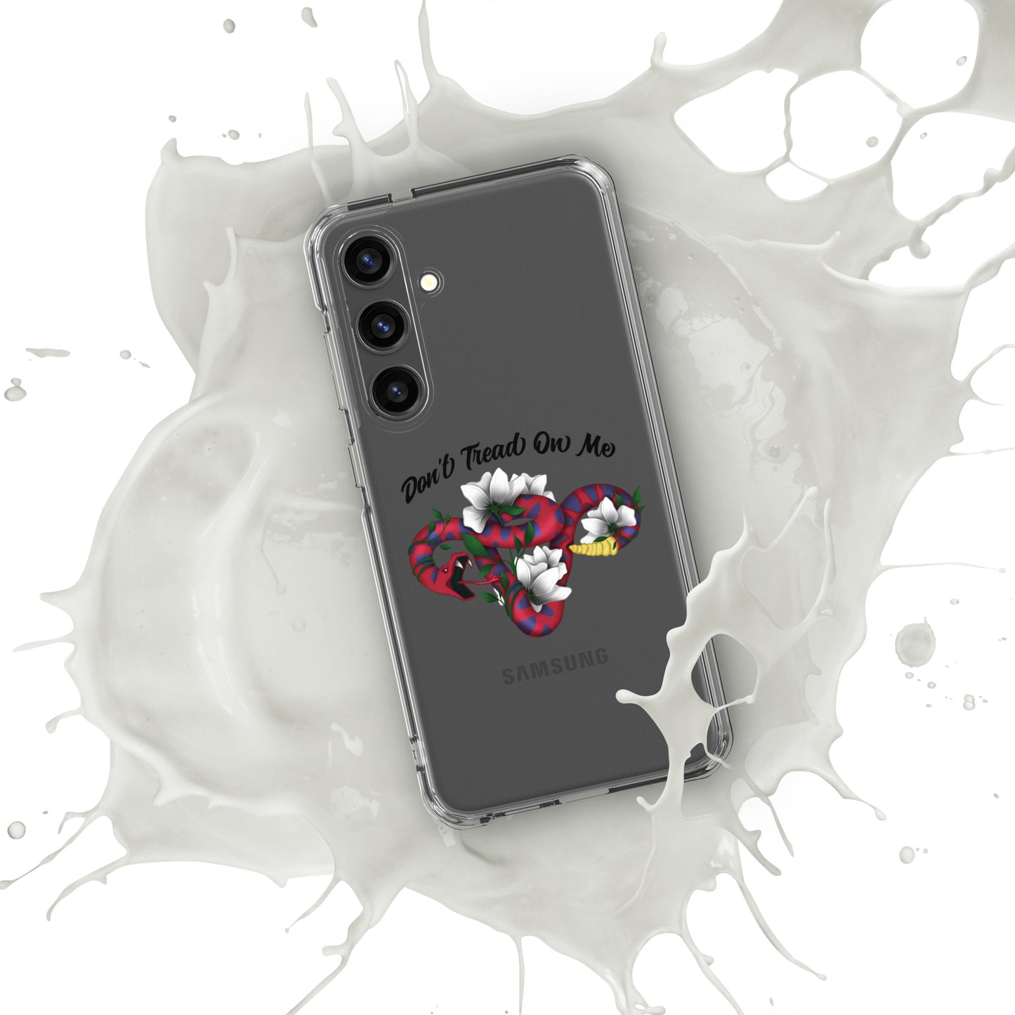 Don't Tread On Me - Samsung® Phone Case - Supporting Women's Rights Mobile Phone Cases Woke American Apparel Samsung Galaxy S24 Plus