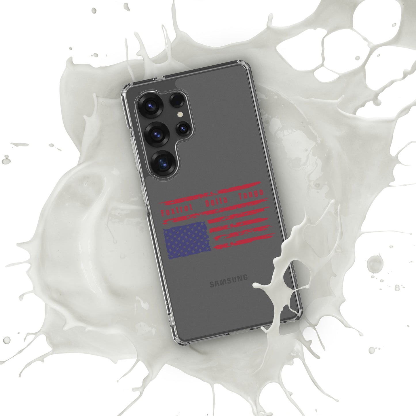 Foxtrot Delta Tango (Flag) - Case for Samsung® Phones Mobile Phone Cases Woke American Apparel Samsung Galaxy S25 Ultra