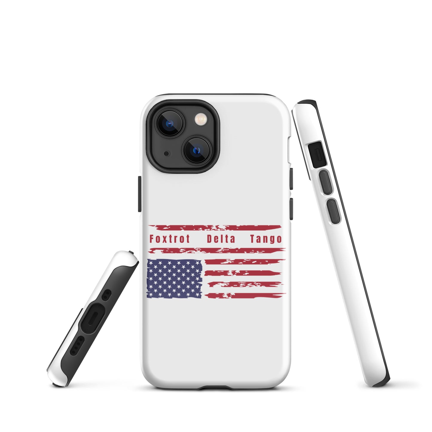 Foxtrot Delta Tango (Flag) - iPhone® Case Mobile Phone Cases Woke American Apparel iPhone 13 mini