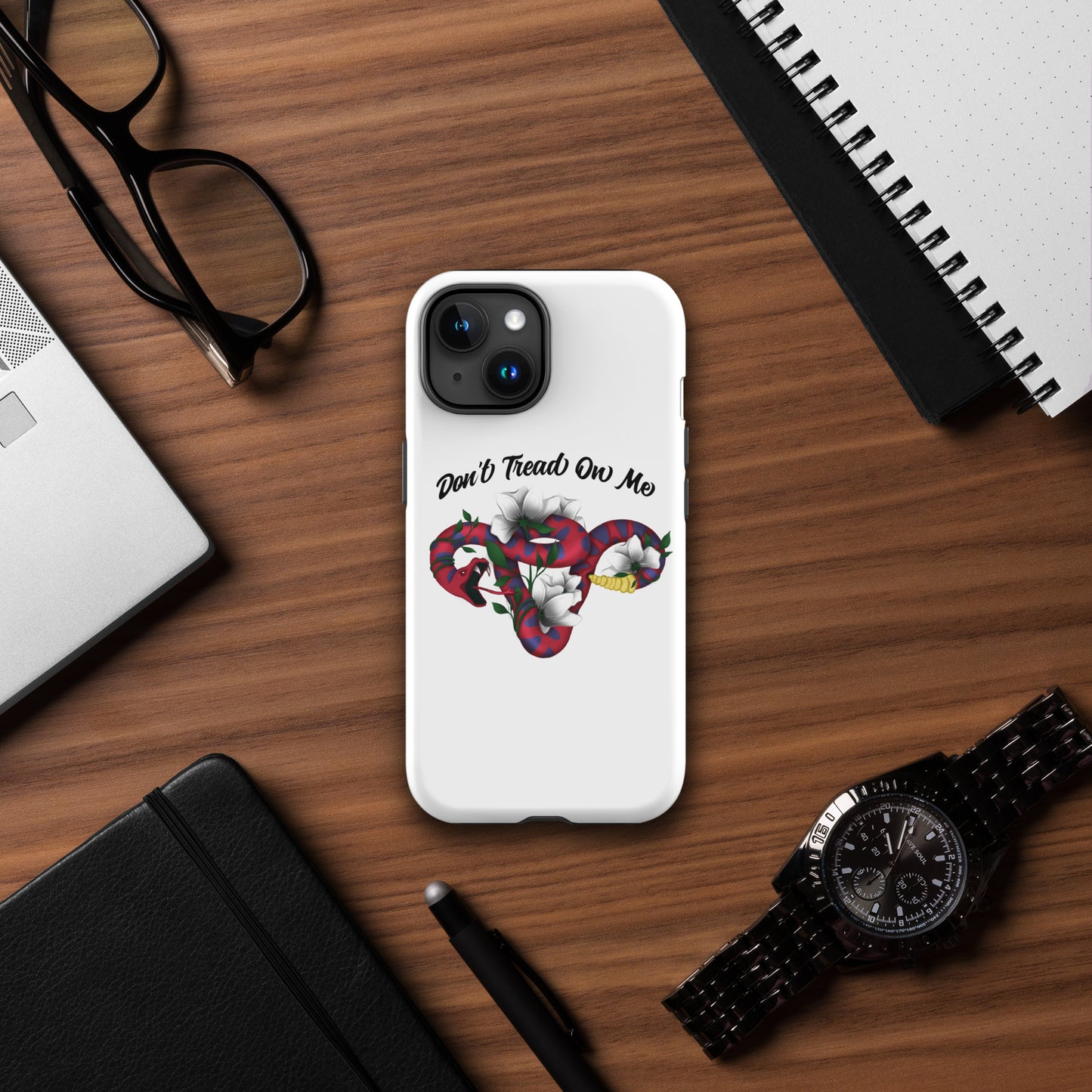 Don't Tread On Me - iPhone® case - Supporting Women's Rights Mobile Phone Cases Woke American Apparel iPhone 15