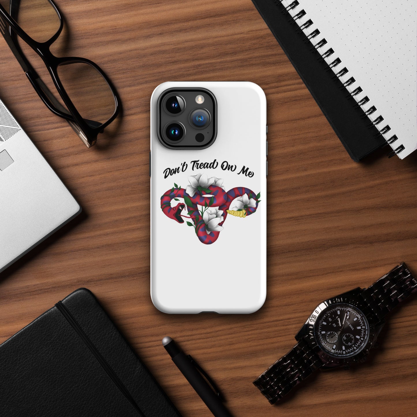 Don't Tread On Me - iPhone® case - Supporting Women's Rights Mobile Phone Cases Woke American Apparel iPhone 15 Pro Max