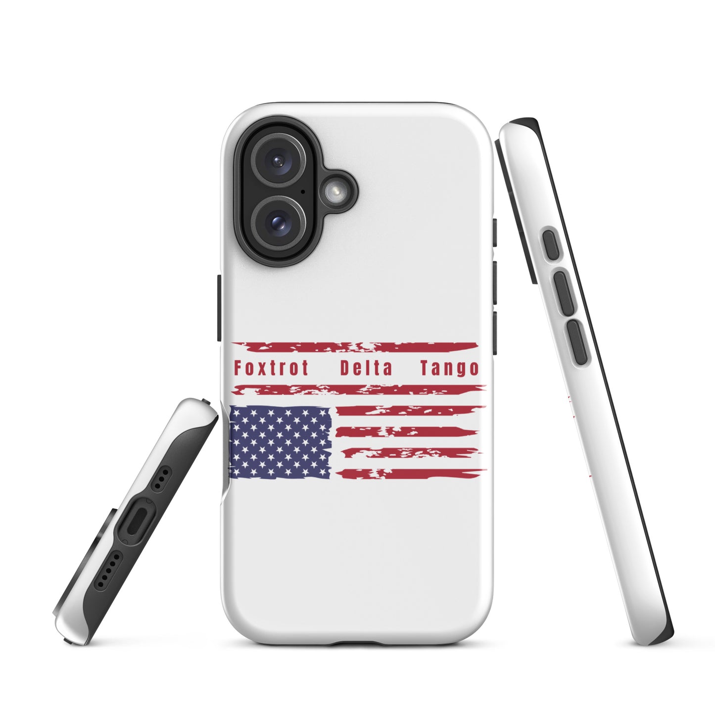 Foxtrot Delta Tango (Flag) - iPhone® Case Mobile Phone Cases Woke American Apparel iPhone 16