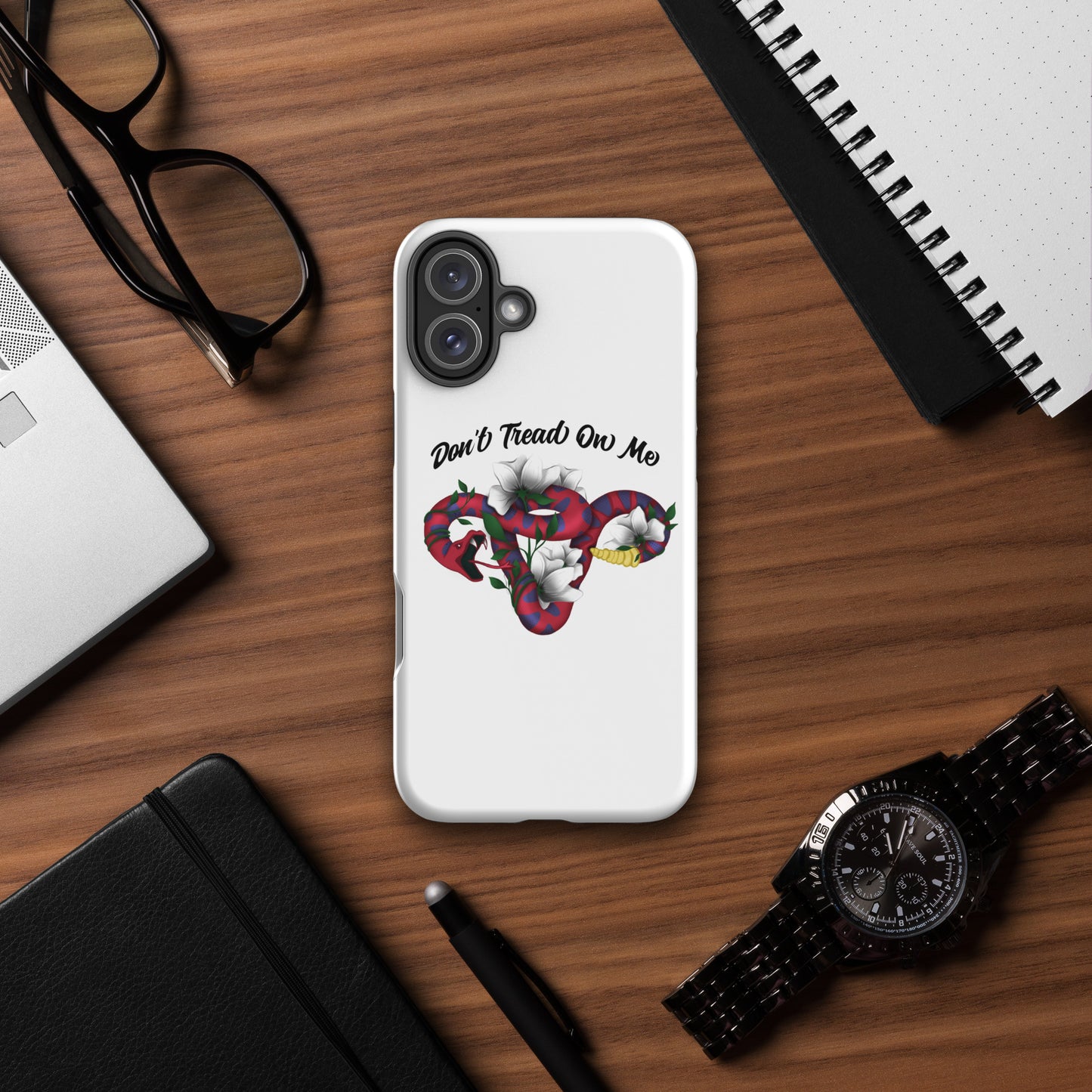 Don't Tread On Me - iPhone® case - Supporting Women's Rights Mobile Phone Cases Woke American Apparel iPhone 16 Plus