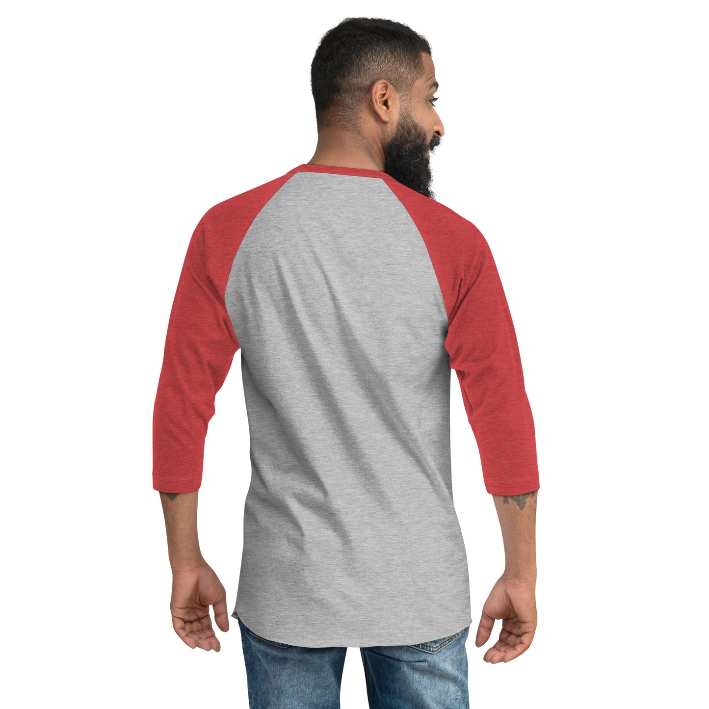 US Map Old Glory Pride - 3/4 Sleeve Raglan Shirt - Supporting Equal Rights for All Americans Shirts & Tops Woke American Apparel