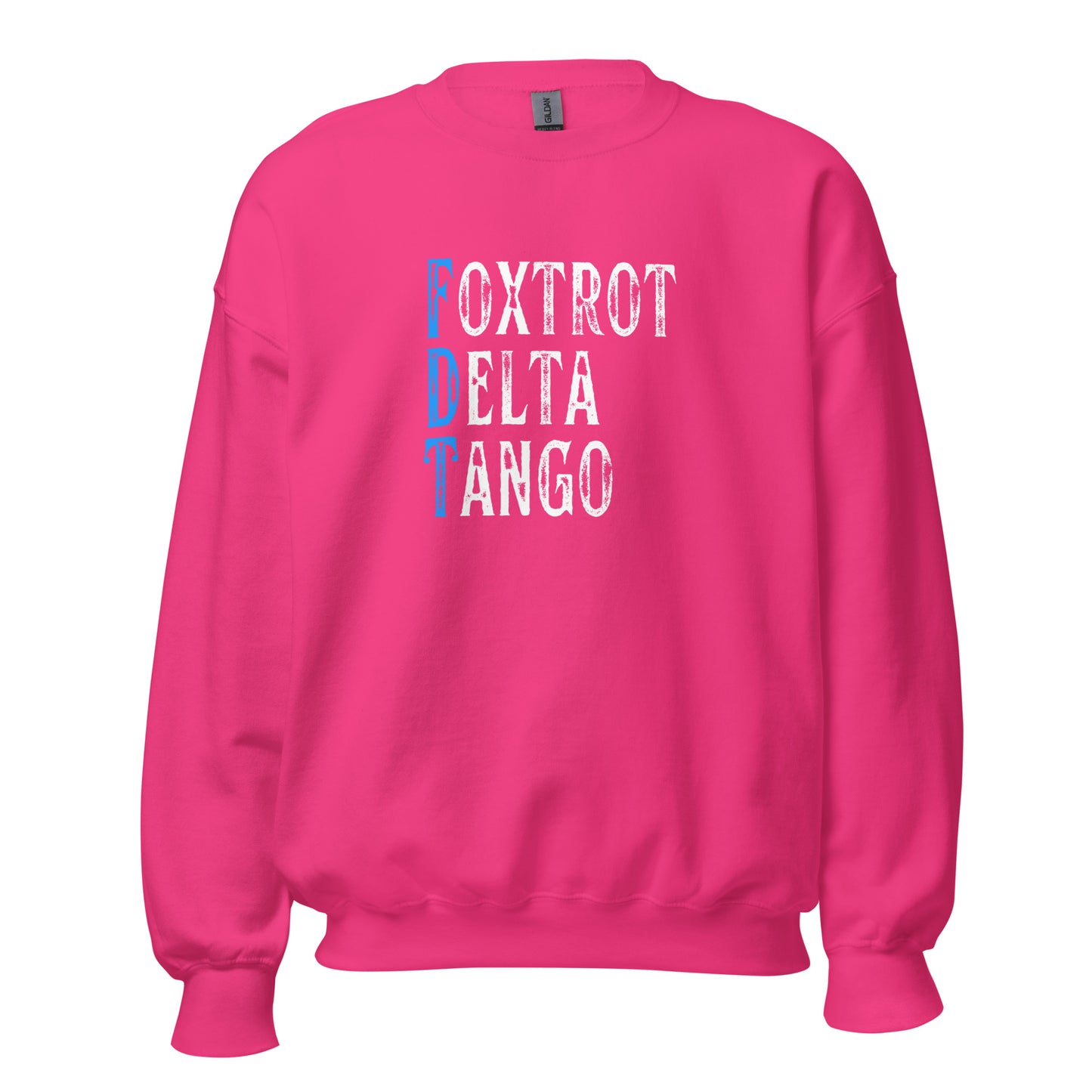 Foxtrot Delta Tango - Unisex Sweatshirt Shirts & Tops Woke American Apparel Heliconia S