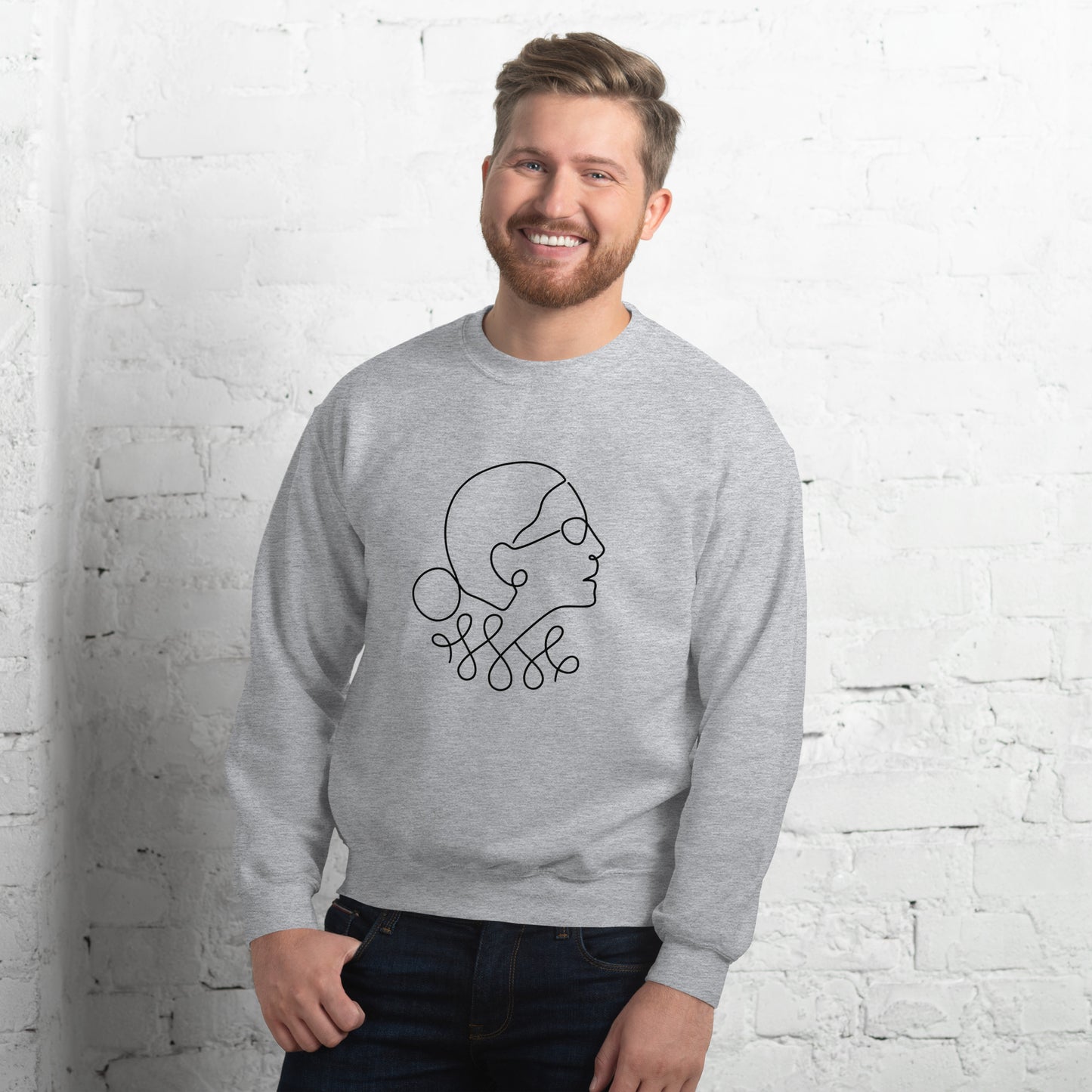 Ruth Bader Ginsburg - Sweatshirt - Supporting Women's Rights Shirts & Tops Woke American Apparel Sport Grey S