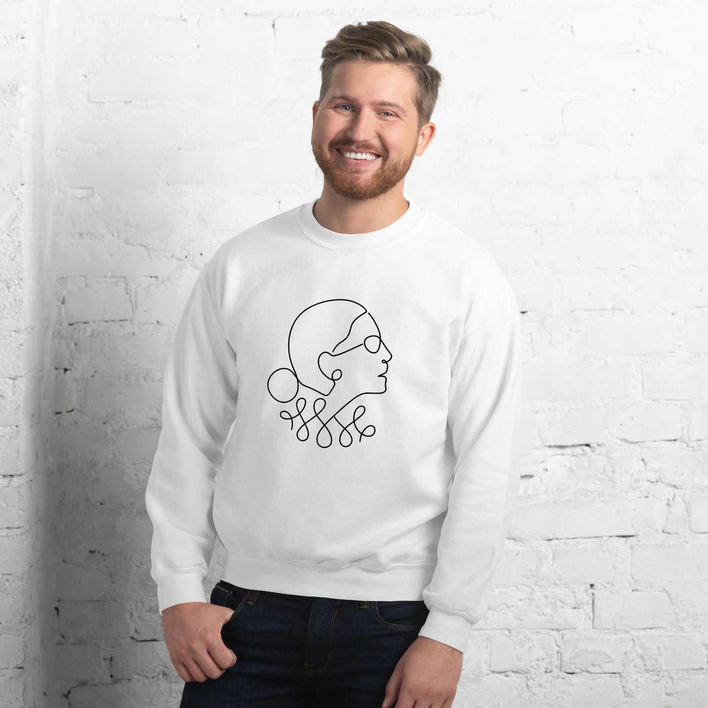 Ruth Bader Ginsburg - Sweatshirt - Supporting Women's Rights Shirts & Tops Woke American Apparel White S