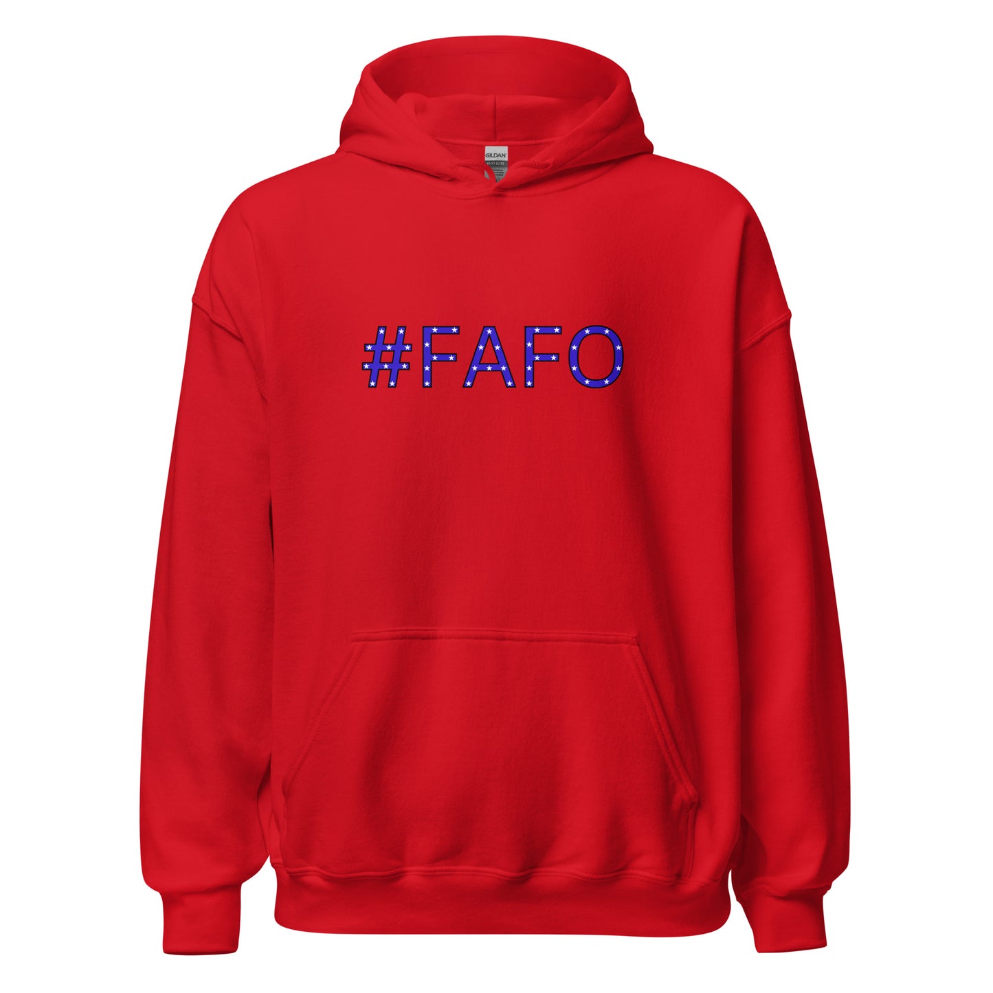 #FAFO - Unisex Hoodie Shirts & Tops Woke American Apparel Red S