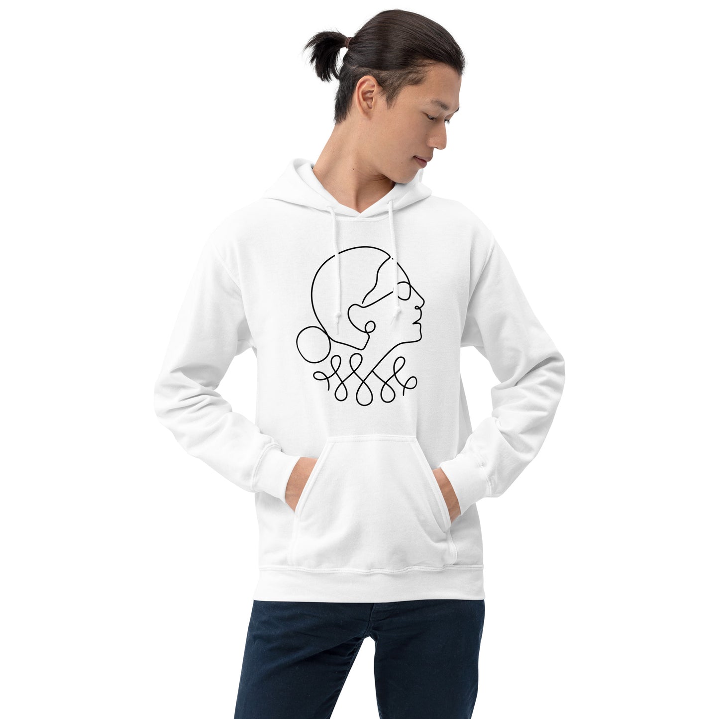 Ruth Bader Ginsburg - Hoodie RBG Sleeve - Supporting Women's Rights Shirts & Tops Woke American Apparel White S