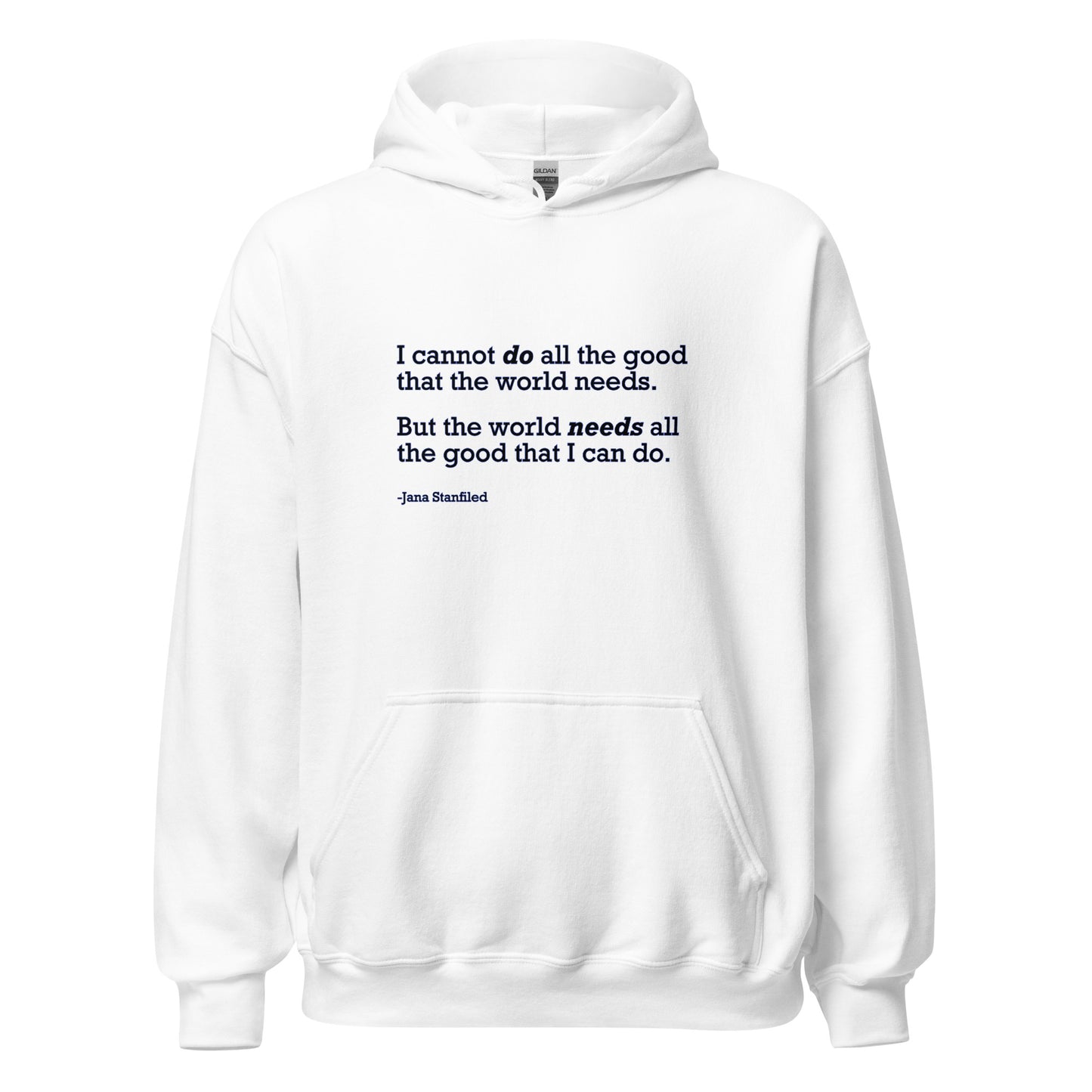 The World Needs Good - Unisex Hoodie Shirts & Tops Woke American Apparel