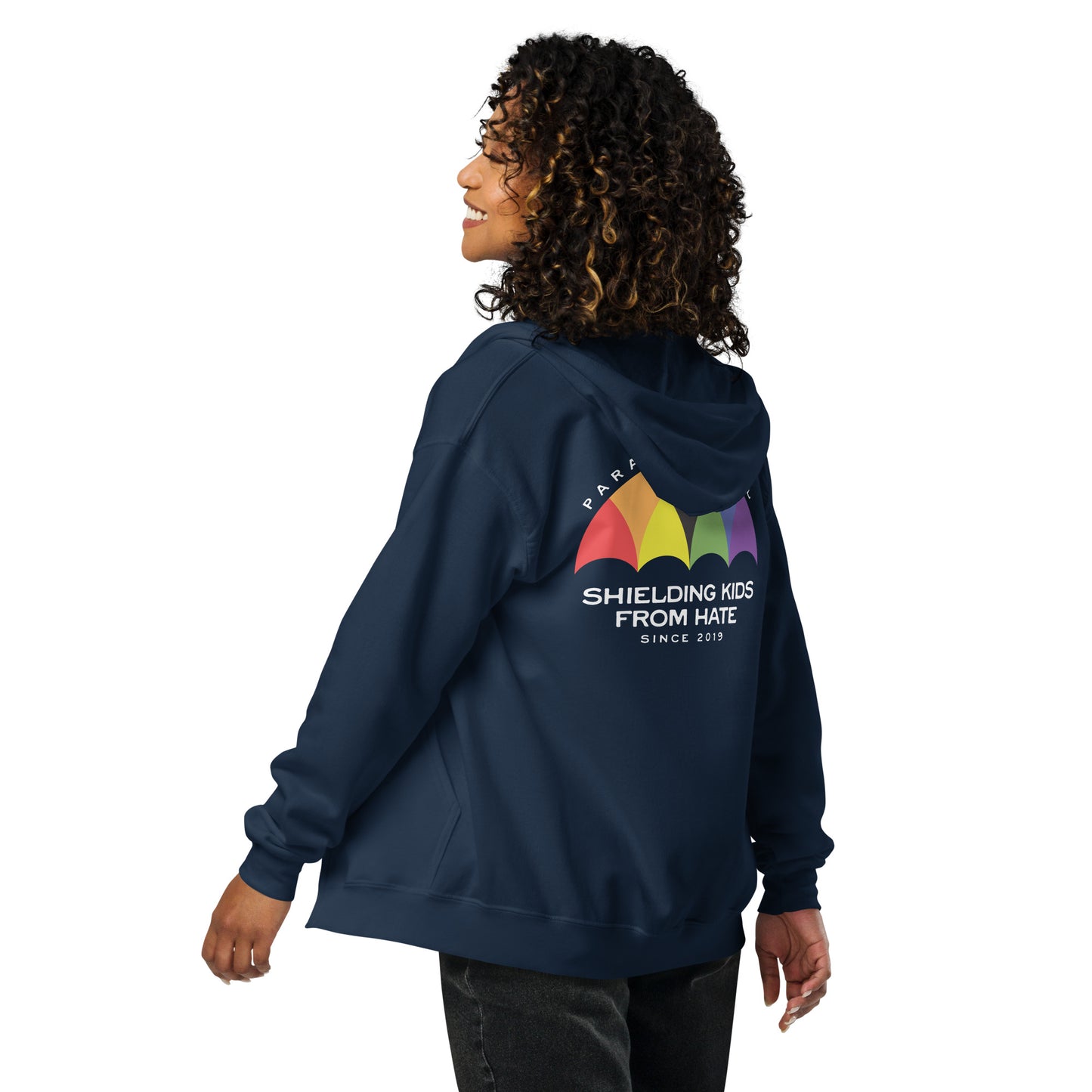 Parasol Patrol - Unisex Zip Hoodie Shirts & Tops Woke American Apparel