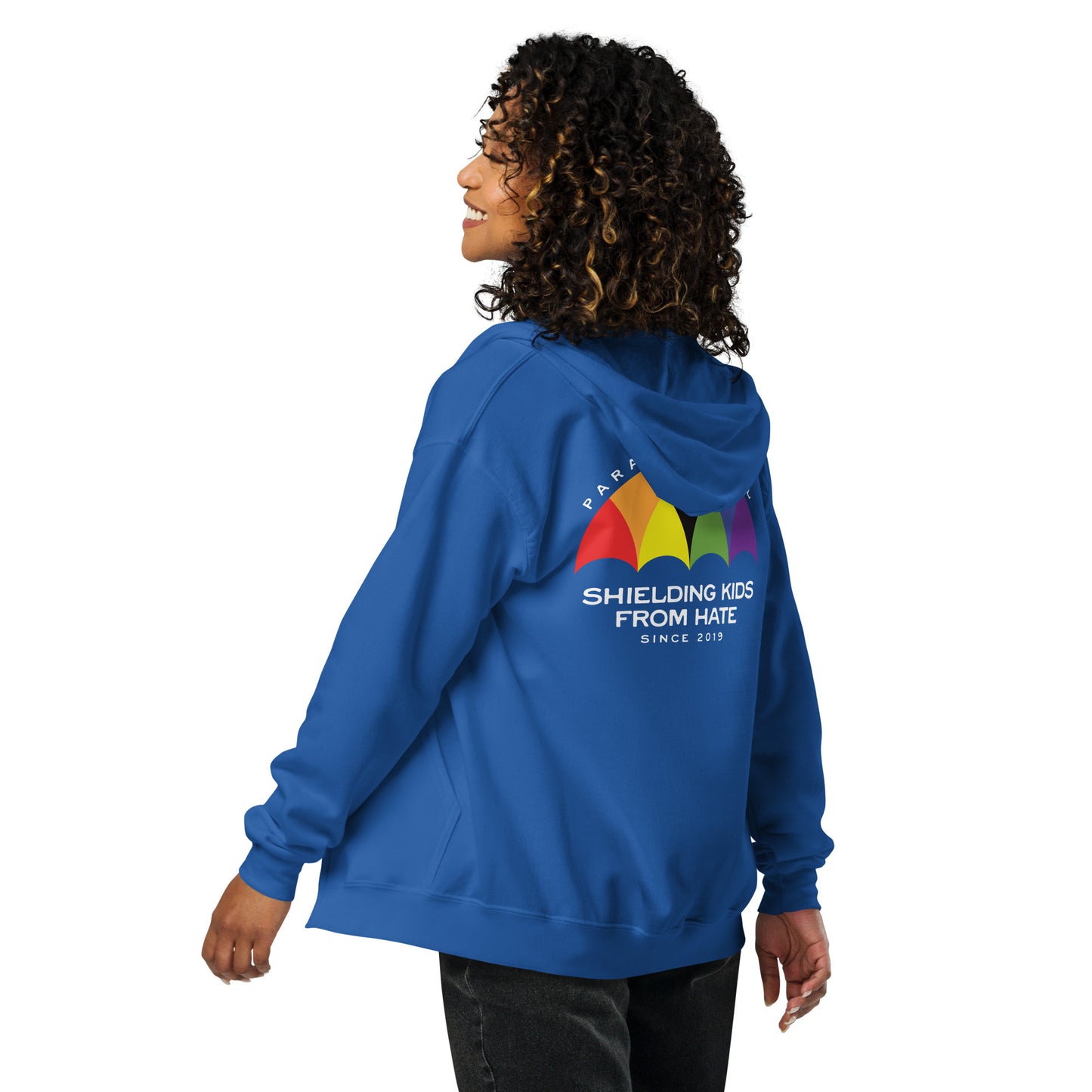 Parasol Patrol - Unisex Zip Hoodie Shirts & Tops Woke American Apparel
