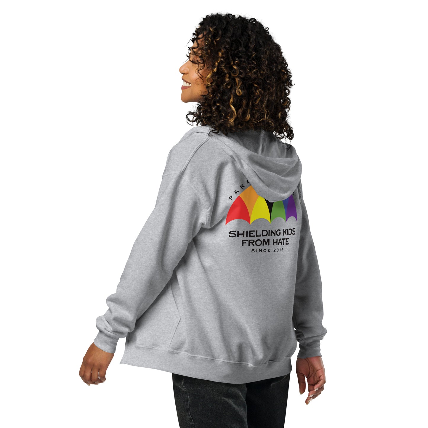 Parasol Patrol - Unisex Zip Hoodie Shirts & Tops Woke American Apparel Sport Grey S