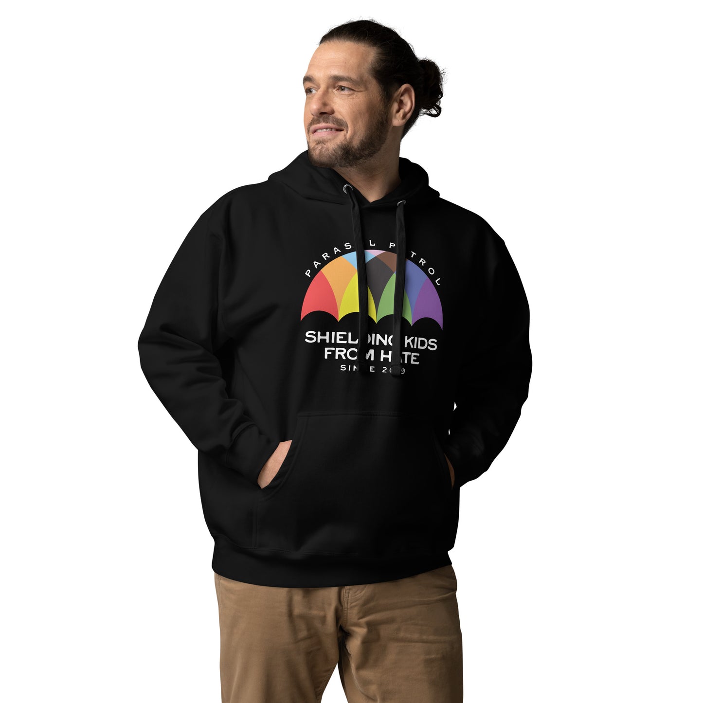 Parasol Patrol - Unisex Hoodie Shirts & Tops Woke American Apparel Black S