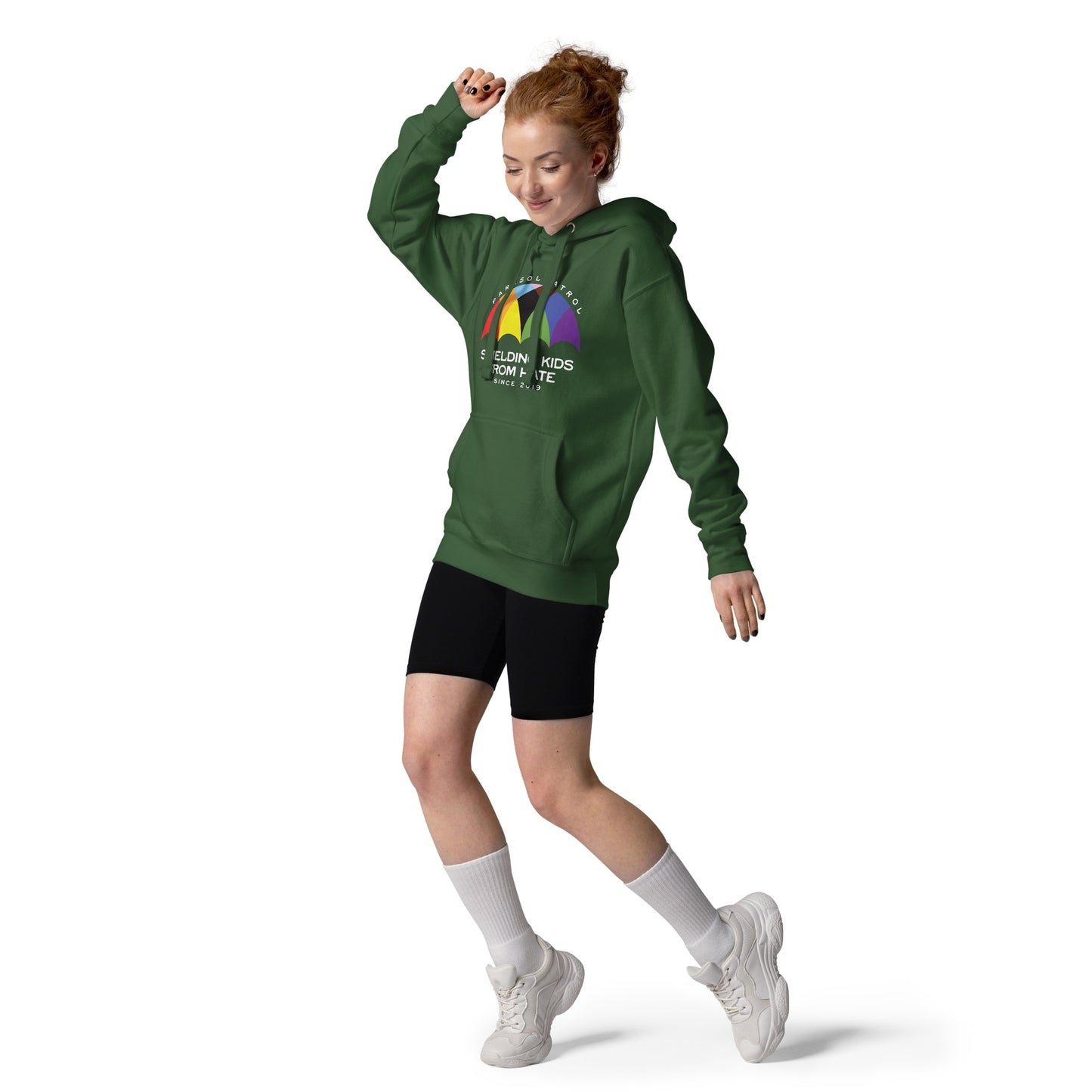 Parasol Patrol - Unisex Hoodie Shirts & Tops Woke American Apparel Forest Green S