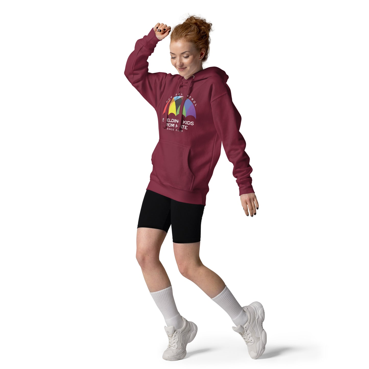 Parasol Patrol - Unisex Hoodie Shirts & Tops Woke American Apparel Maroon S