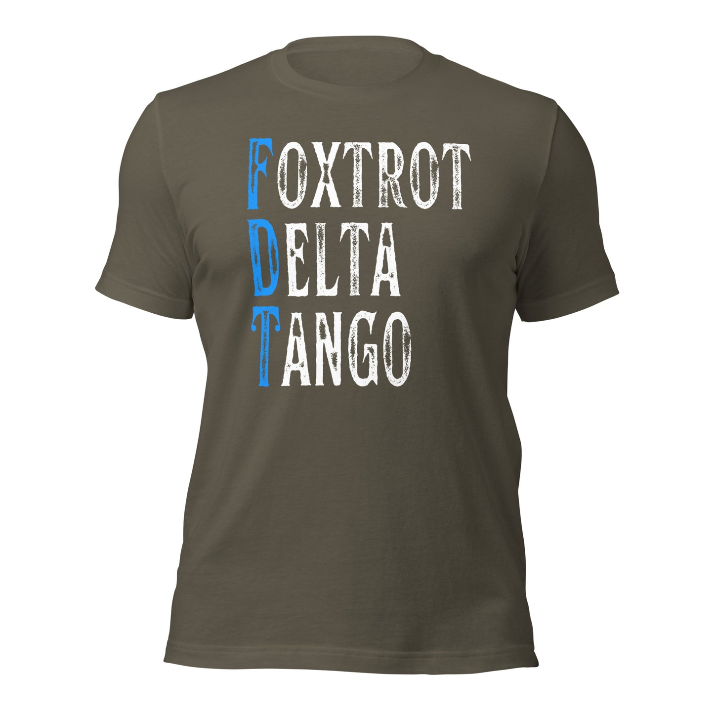 Foxtrot Delta Tango - Unisex T-Shirt Shirts & Tops Woke American Apparel Army S