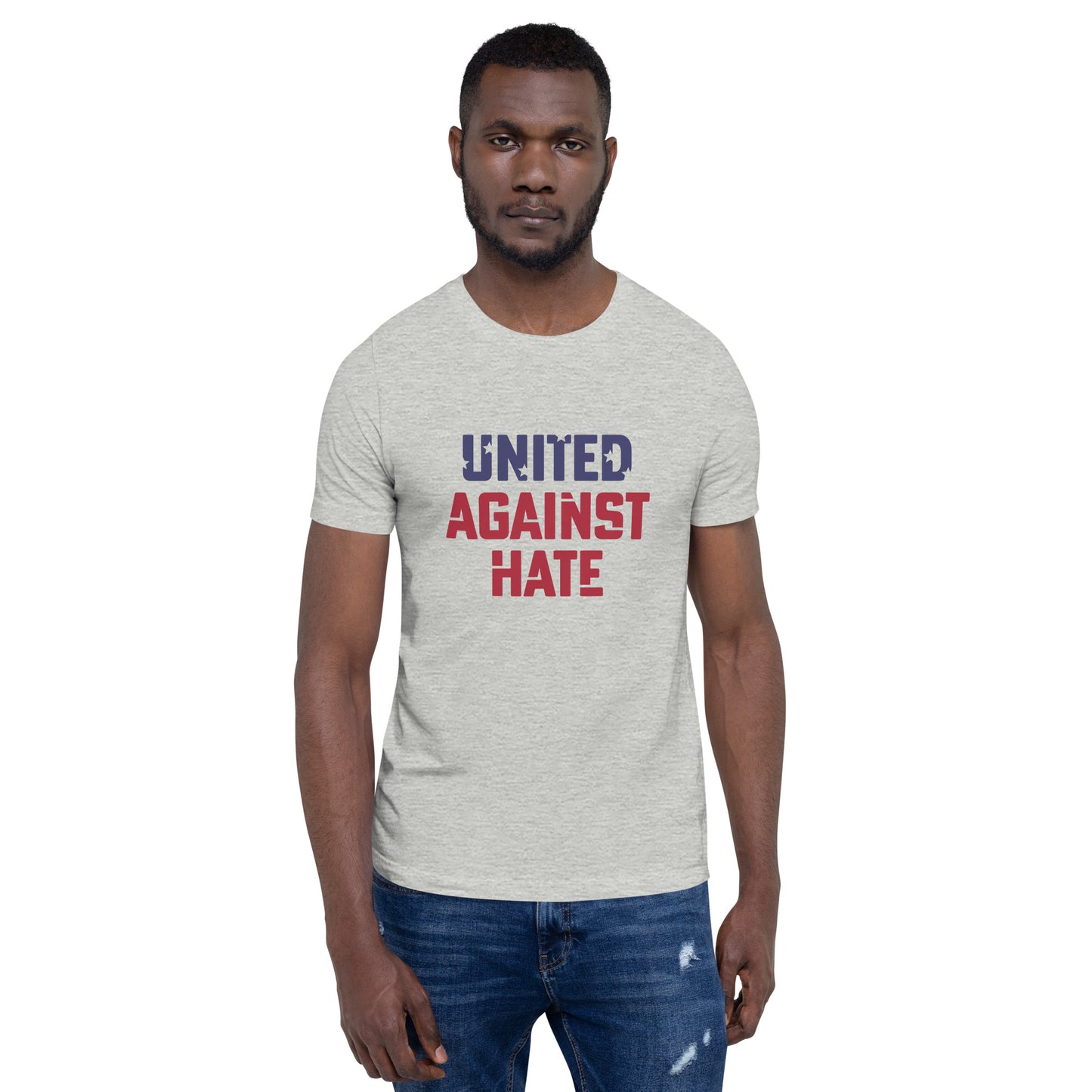 United Against Hate - Unisex T-Shirt - Supporting Black Lives Matter and Equal Rights for All Americans Shirts & Tops Woke American Apparel Athletic Heather XS
