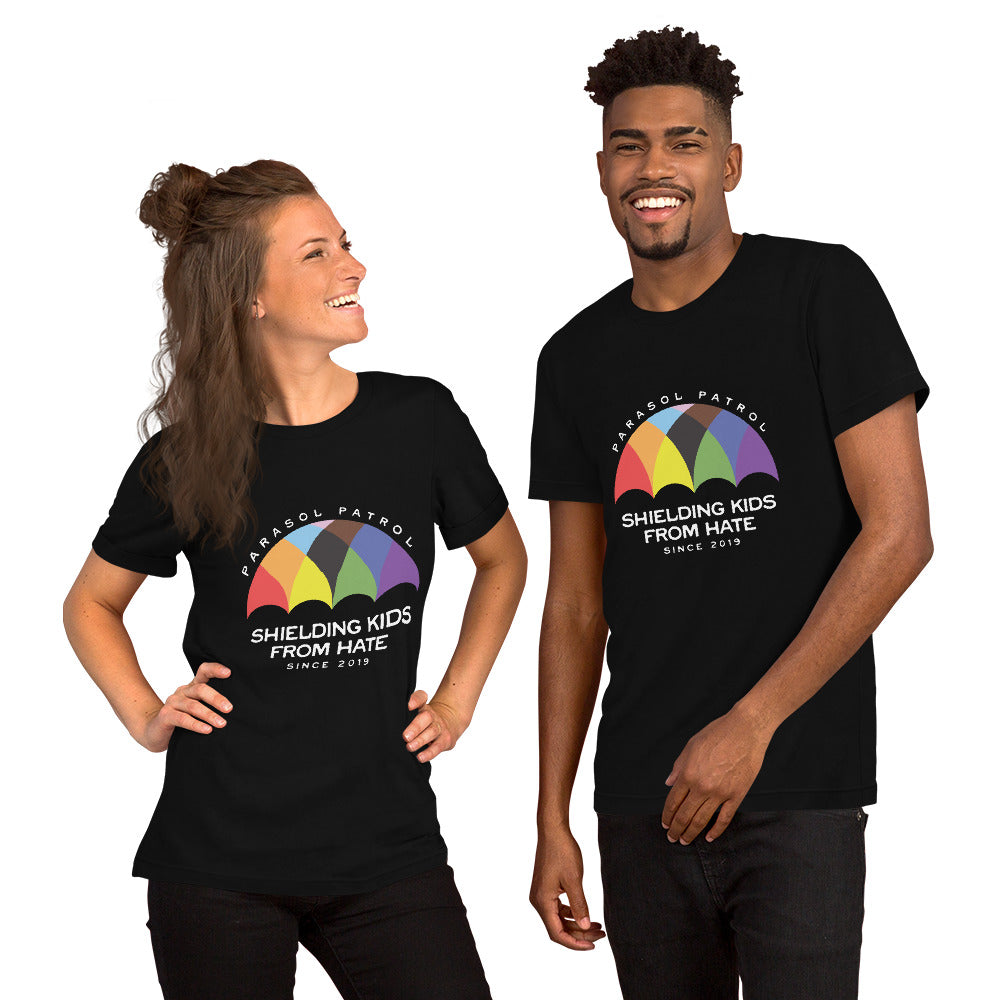 Parasol Patrol - Unisex T-Shirt Shirts & Tops Woke American Apparel Black XS